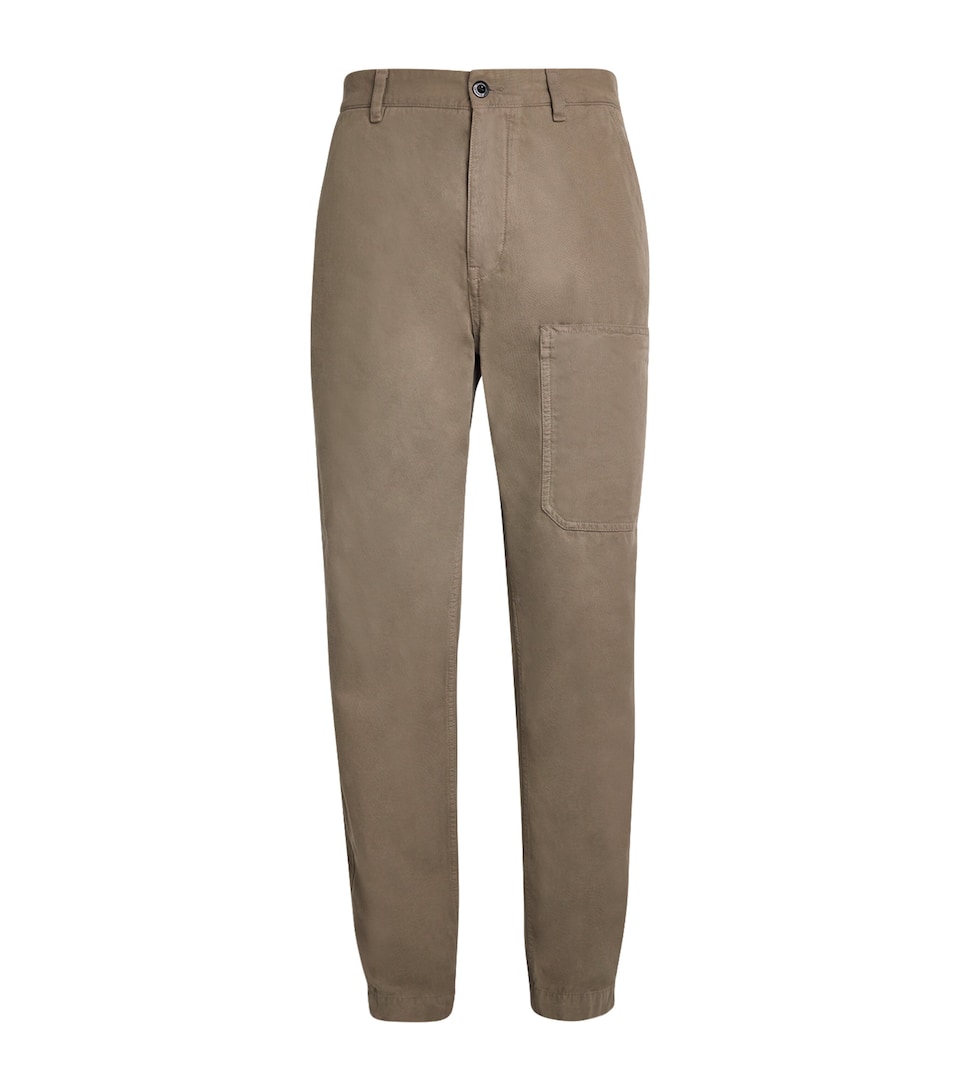Cotton Drill Cargo Trousers