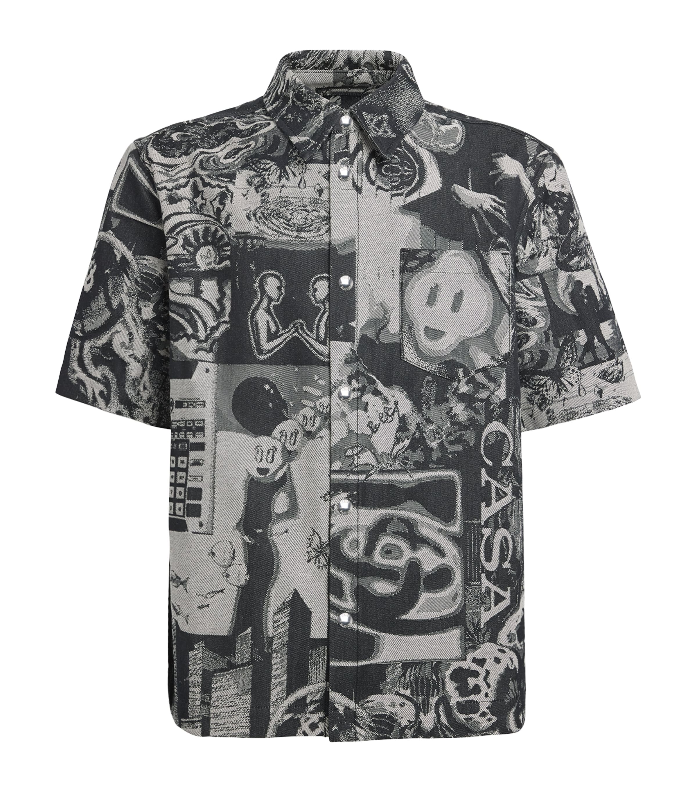 Rave Collage Denim Shirt