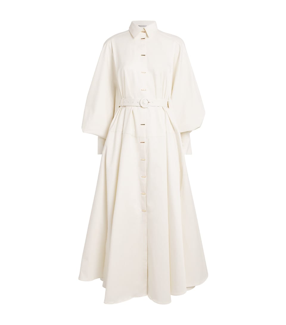 Stretch-Cotton Comfort Found Midi Dress