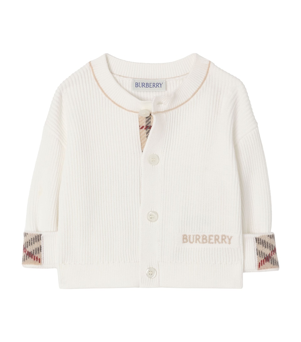 Cotton Logo Cardigan (6-36 Months)