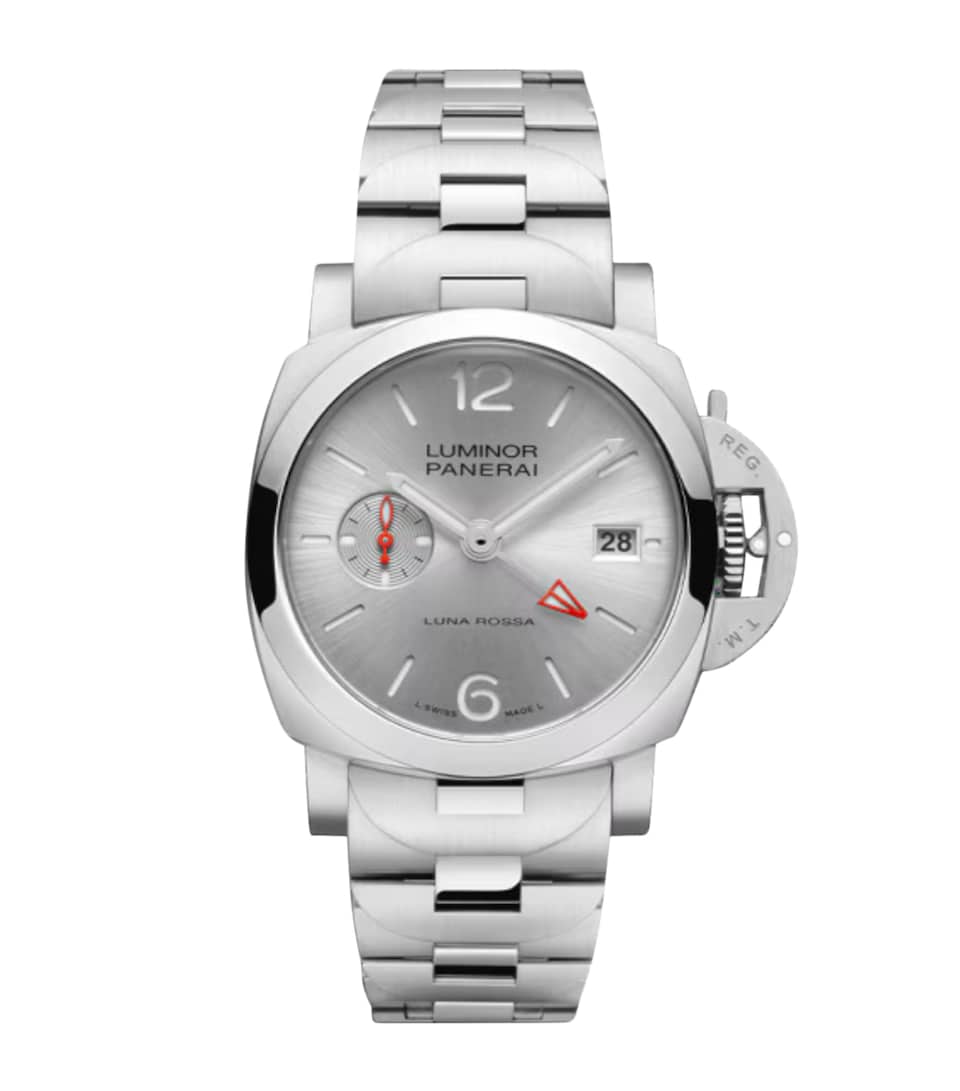 Panerai Stainless Steel Luminor Luna Rossa Watch 40mm Grey