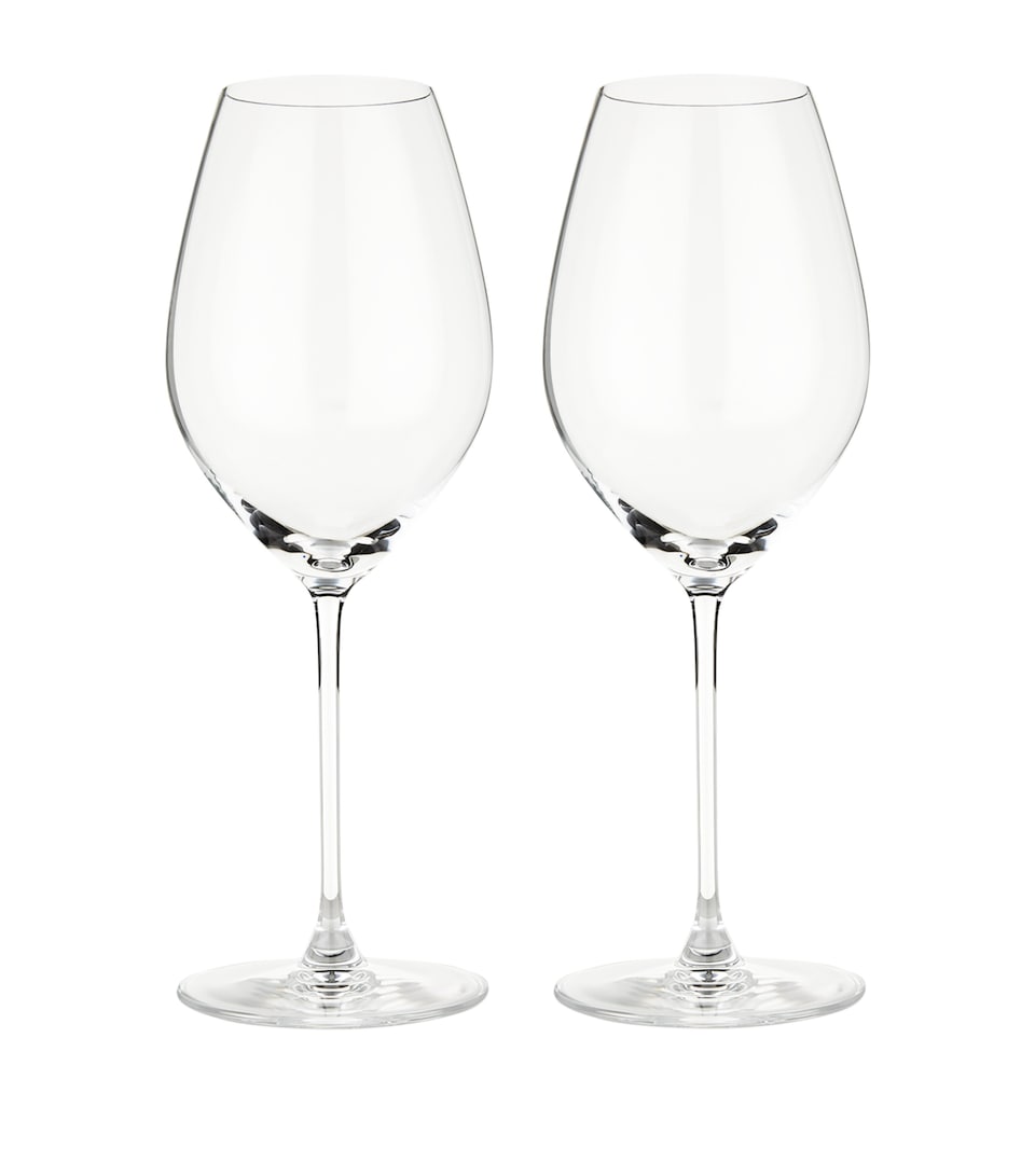 Riedel Set of 2 Veritas Champagne Glasses Clear