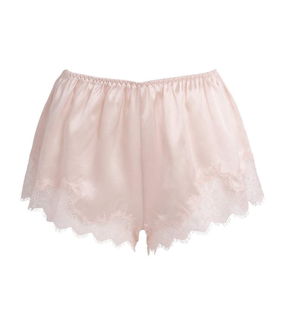 Gilda & Pearl Womens Silk In Dreams Shorts Petale