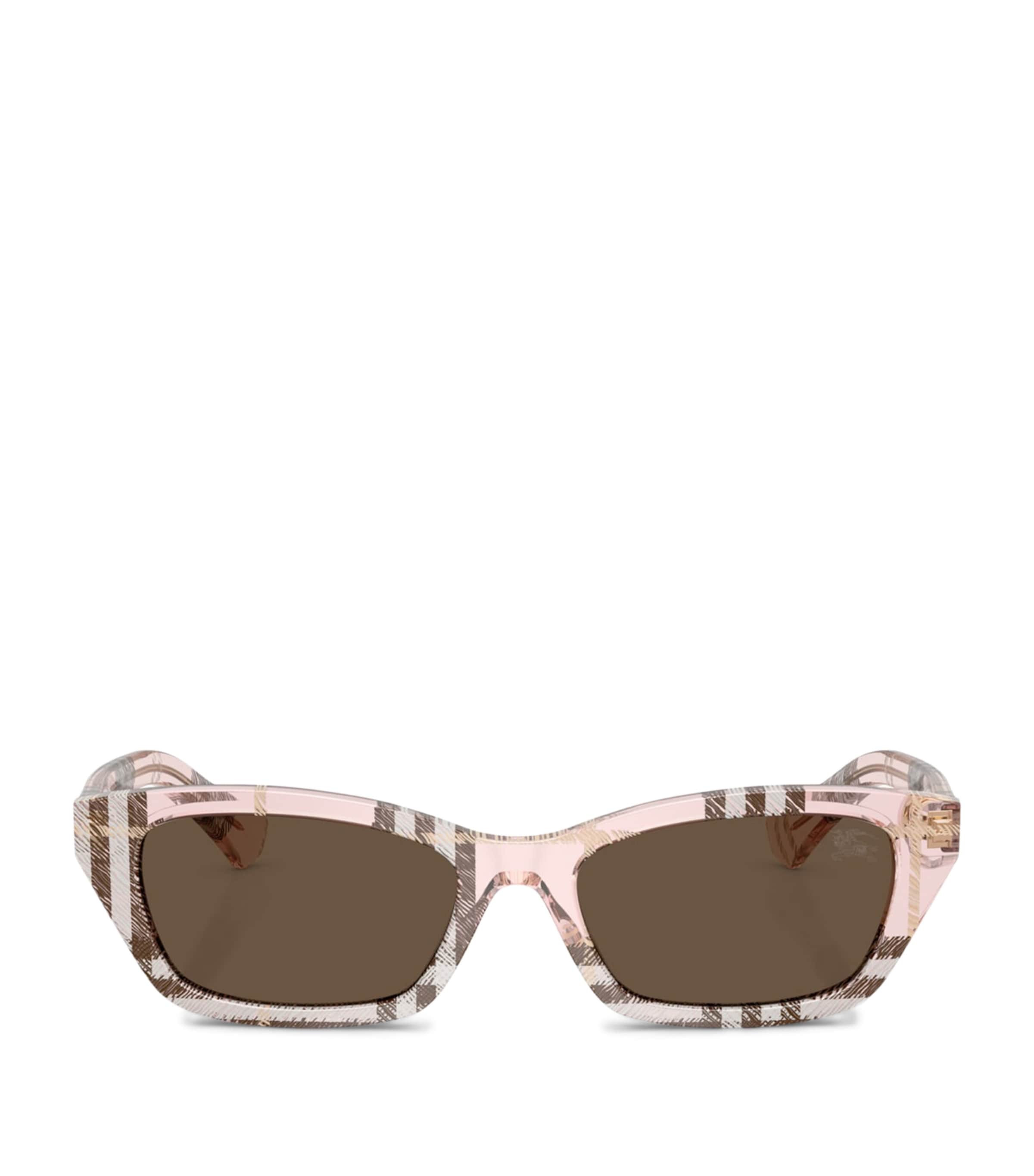 Burberry Acetate BE4488 Rectangle Sunglasses Pink