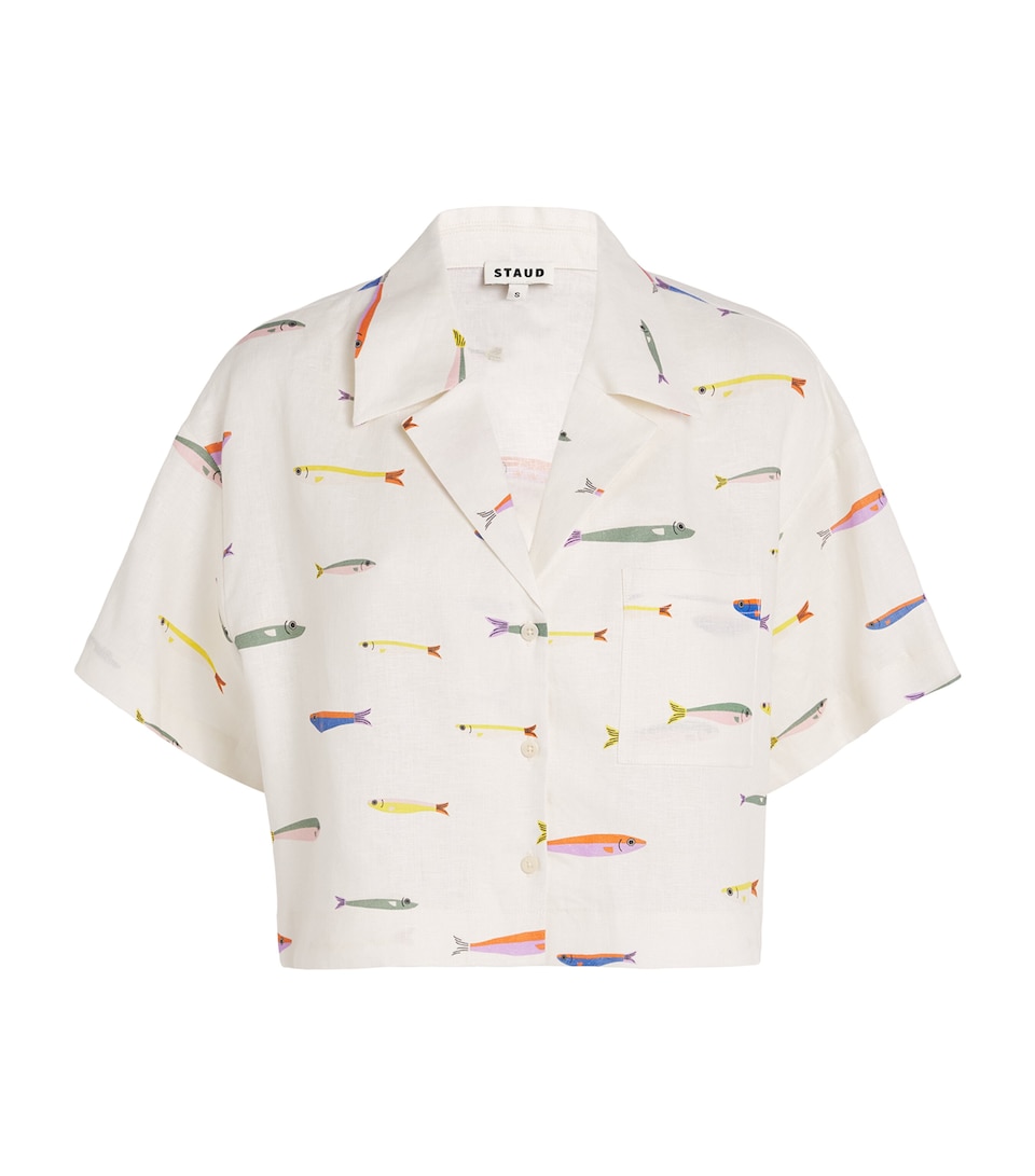 Linen Cropped Daya Shirt