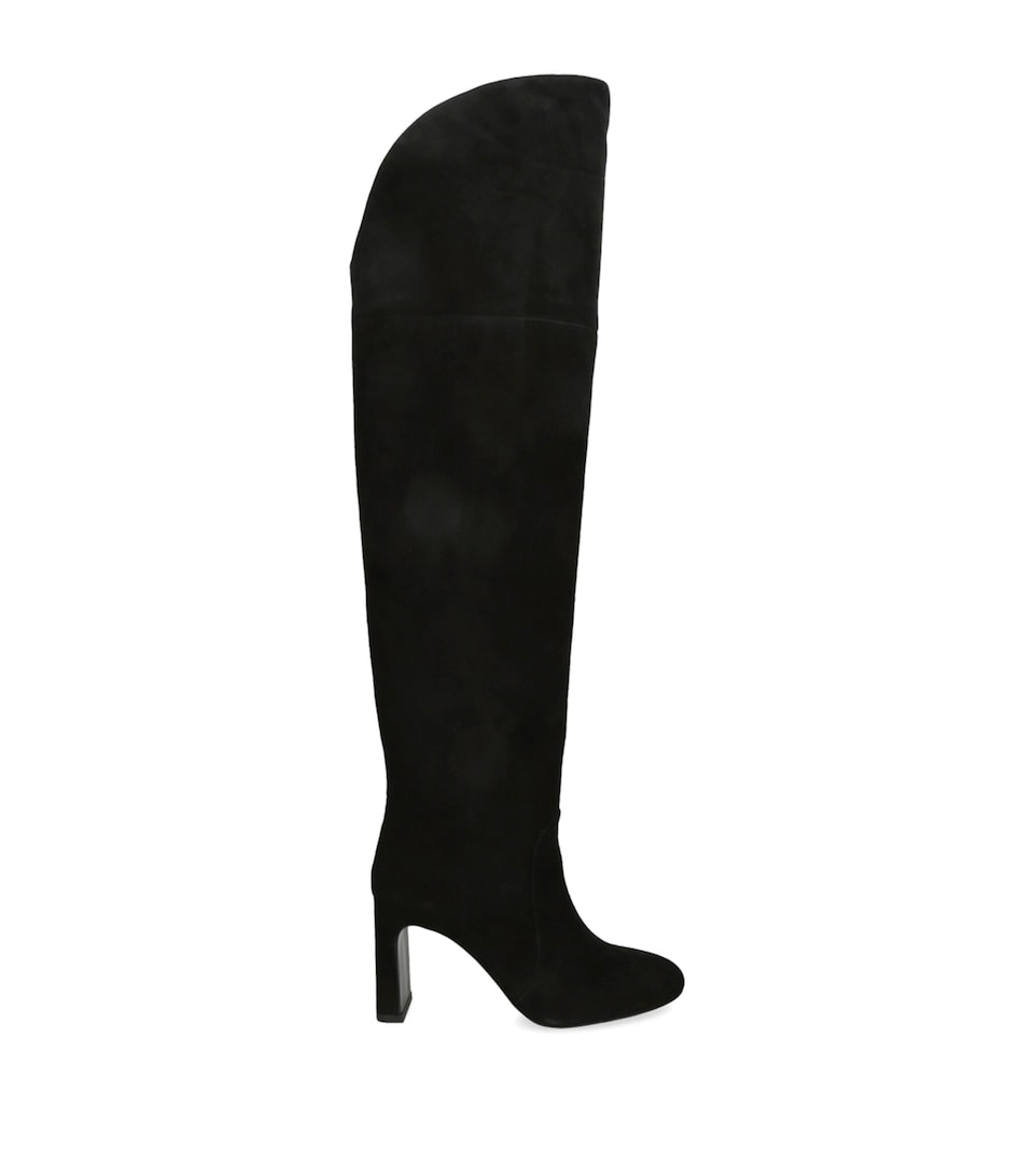 Suede Babette Tubo Over-The-Knee Boots 85