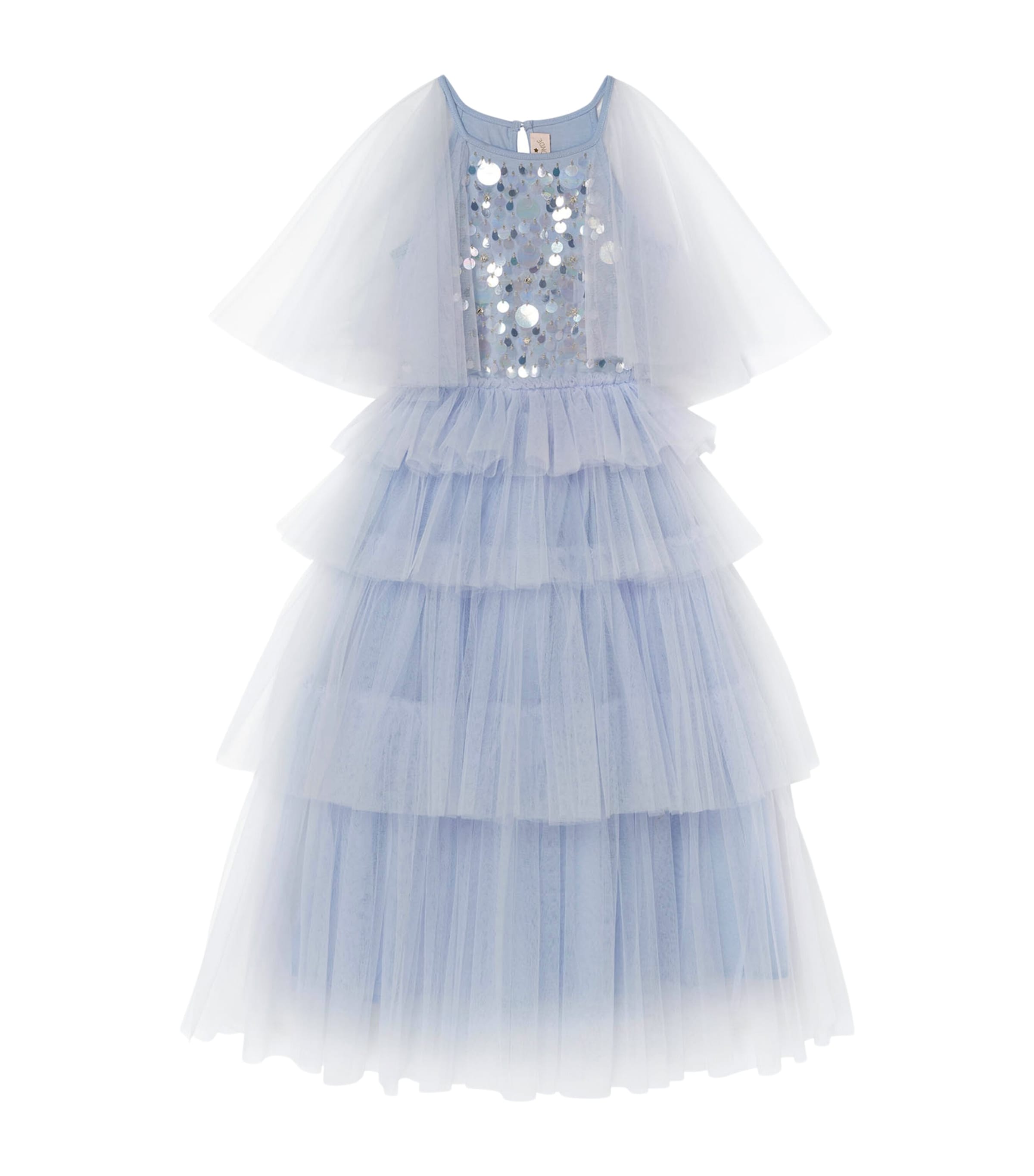 Tutu Du Monde Tulle Embellished Flutter Dress (2-11 Years) Whitsunday Passage