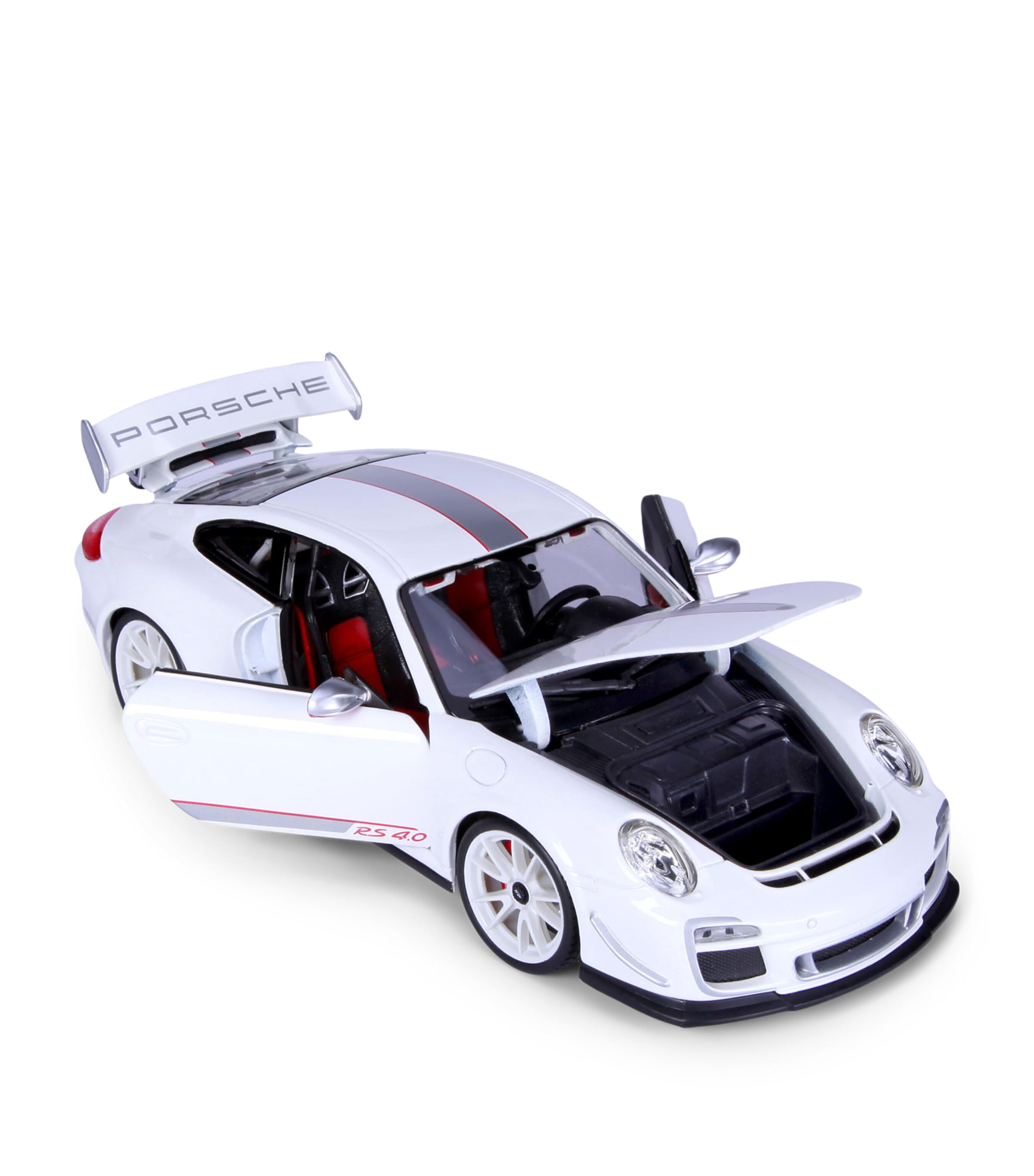 Bburago Porsche GT3 RS 4.0 White 1:18 Model
