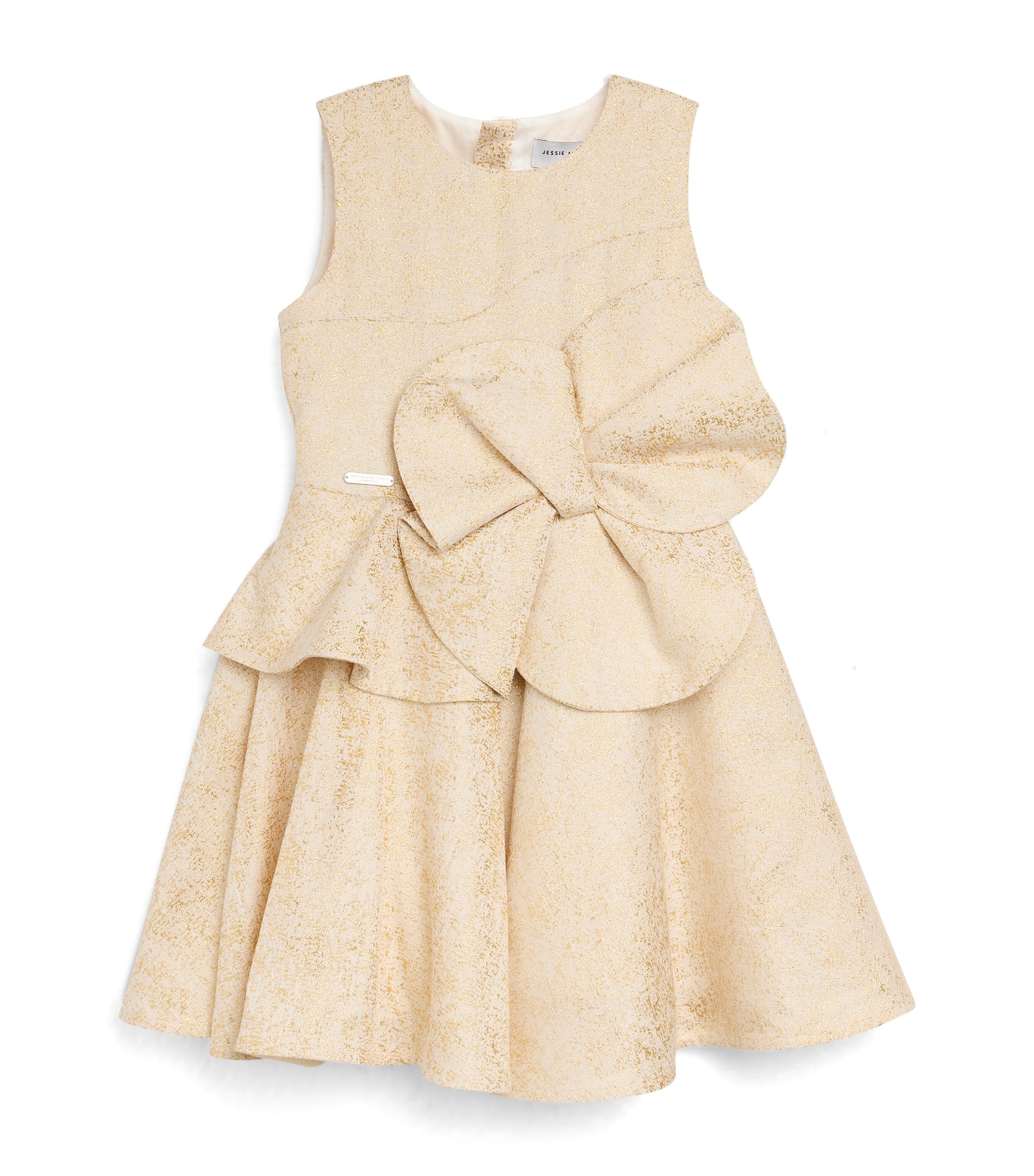 JESSIE AND JAMES Florette Dress (4-14 Years) Gold Freckle