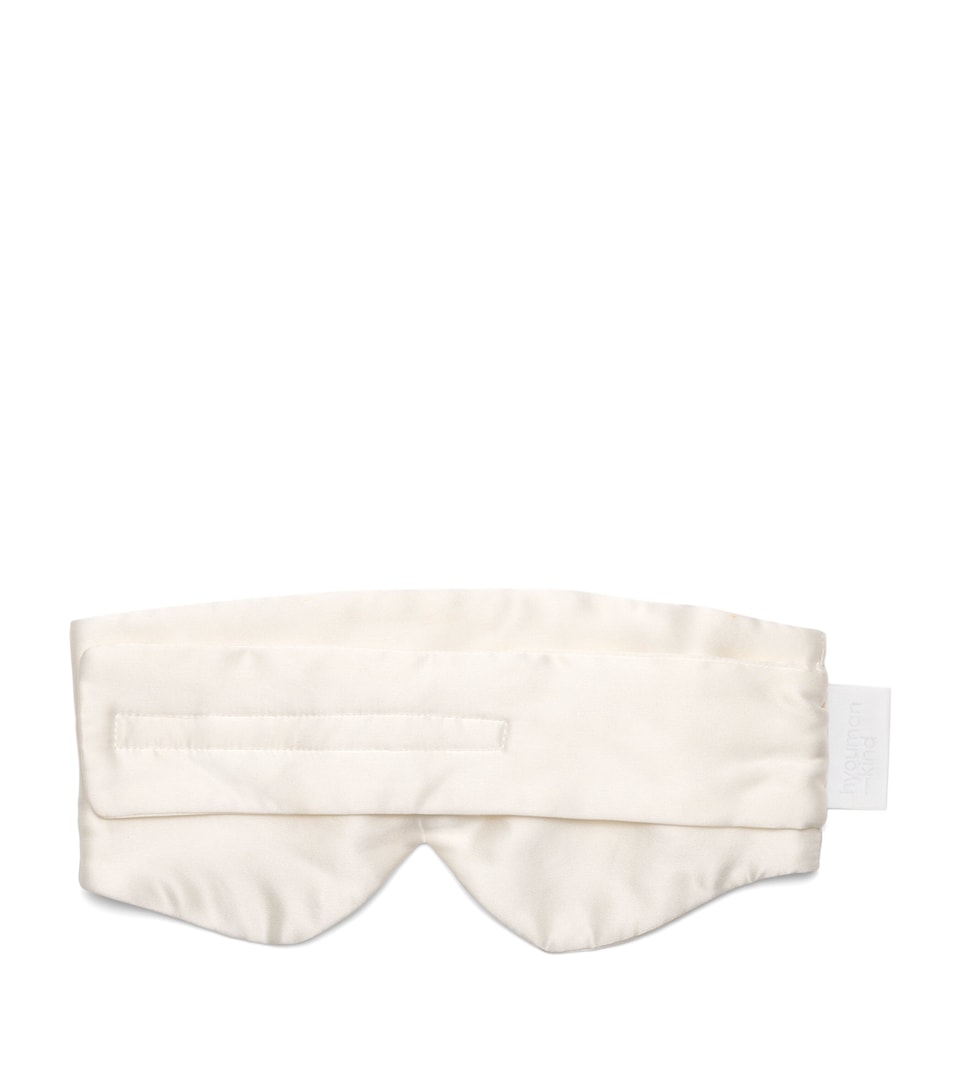 HYOUMANKIND Silk Eye Mask White