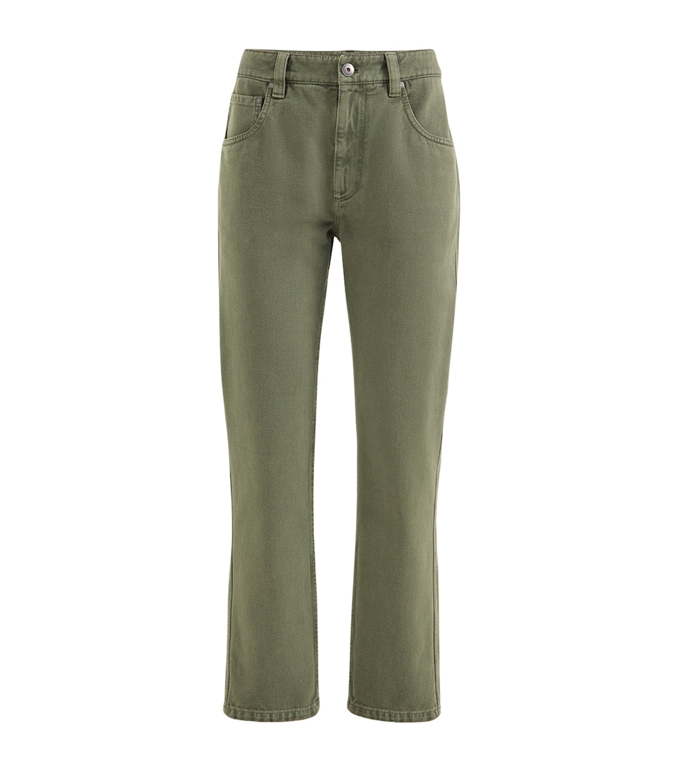 Brunello Cucinelli Womens Straight Jeans