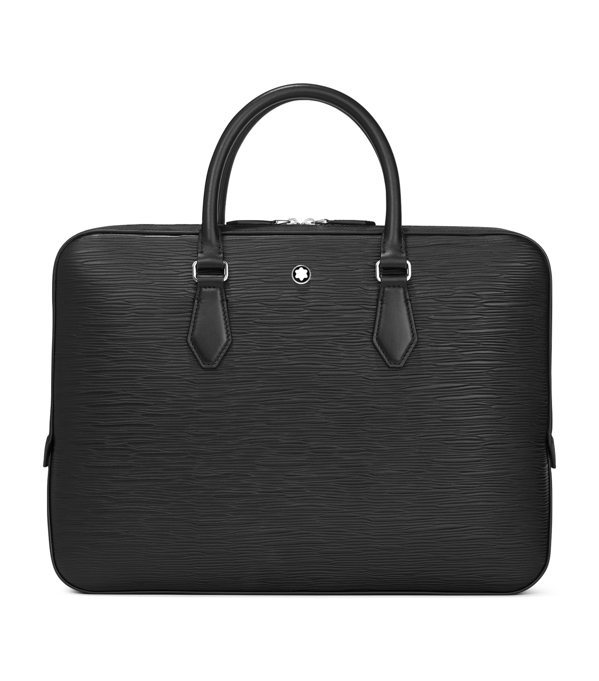Montblanc Leather Meisterstück 4810 Thin Document Case Black
