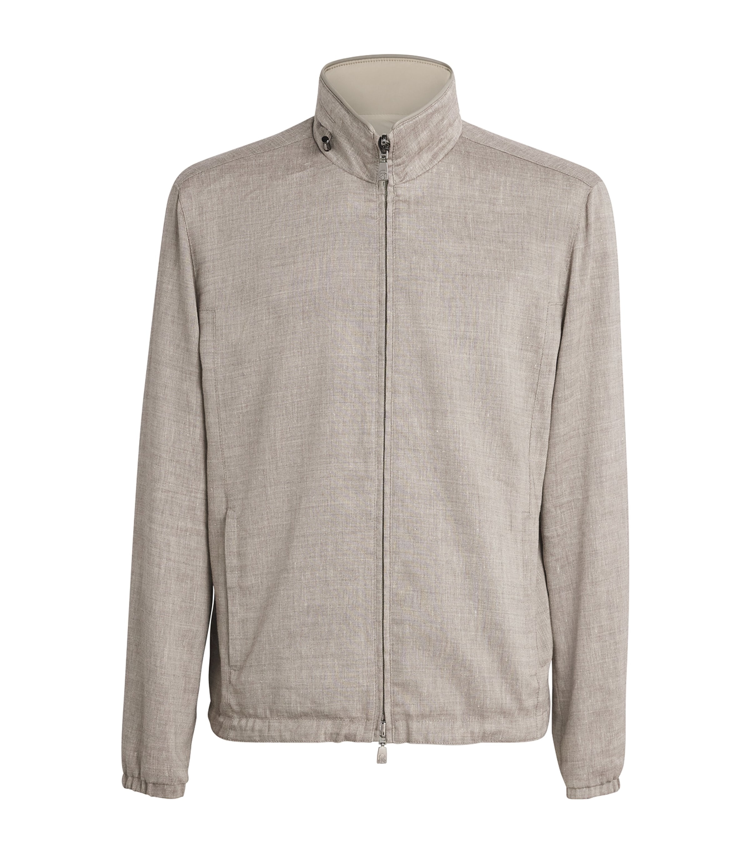 Linen-Blend and Nylon Reversible Jacket