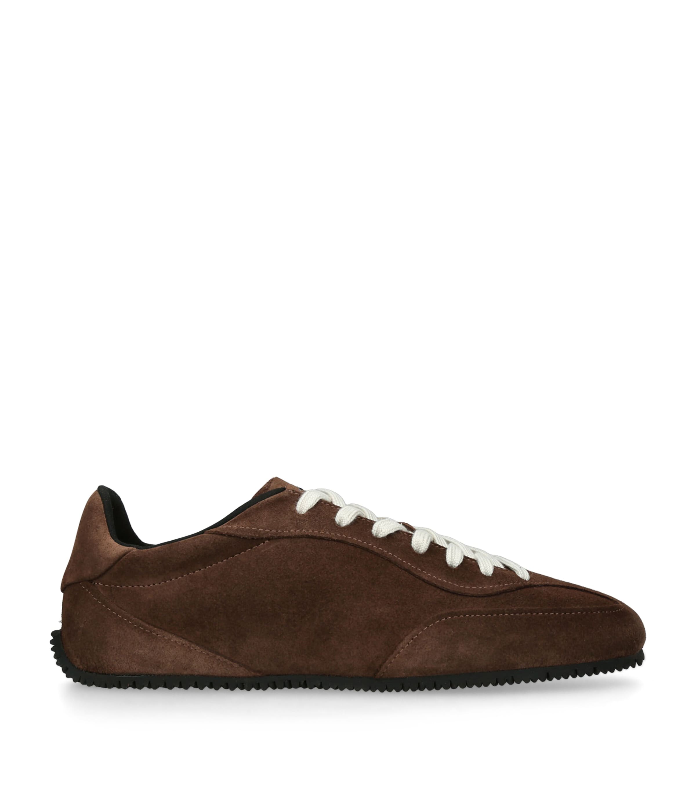 Axel Arigato Suede Daze Runner Sneakers Dark Brown