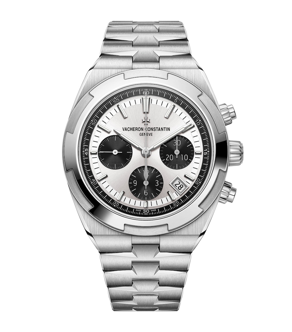Vacheron Constantin Stainless Steel Overseas Chronograph Watch 42.5mm Stainless Steel