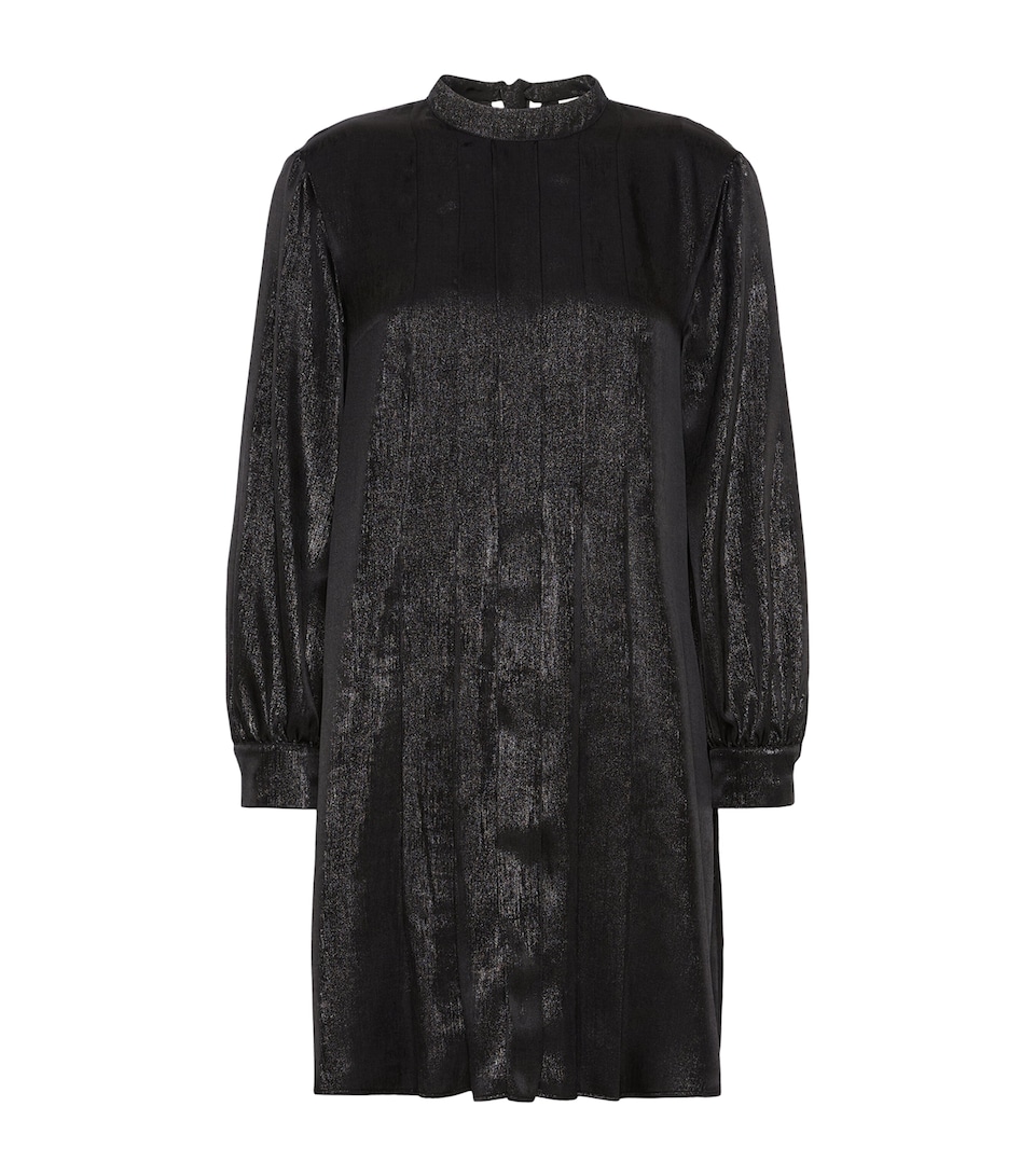 Weekend Max Mara Womens High-Neck Mini Dress Black