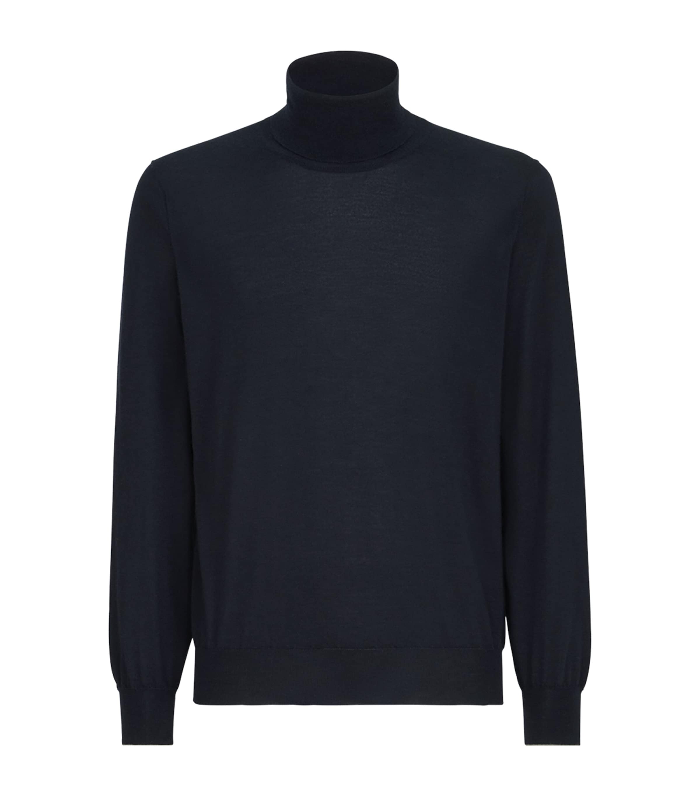 Brunello Cucinelli Mens Cashmere-Silk Rollneck Sweater