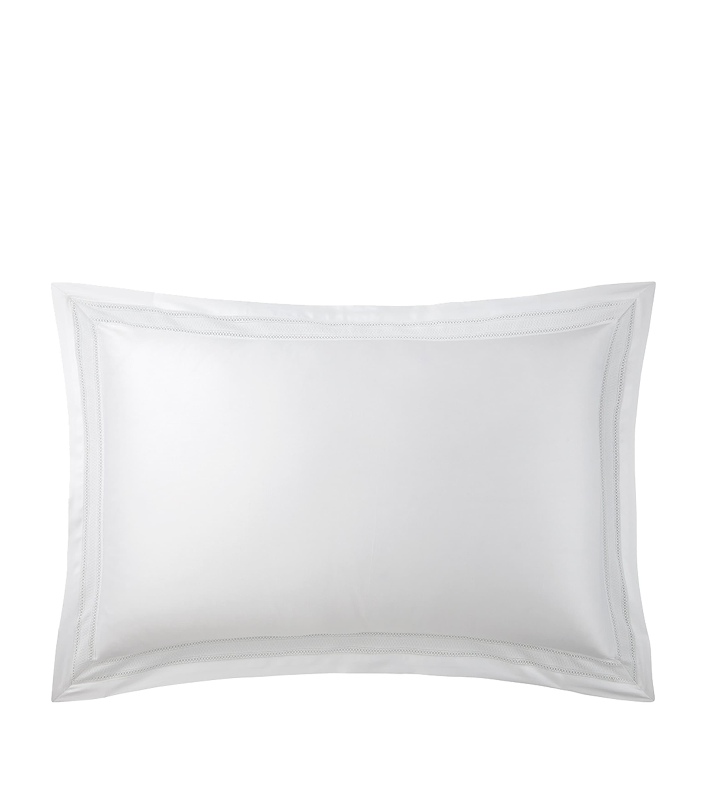 Ralph Lauren Home Cotton Sateen Alistair Standard Oxford Pillowcase (50cm x 75cm) White