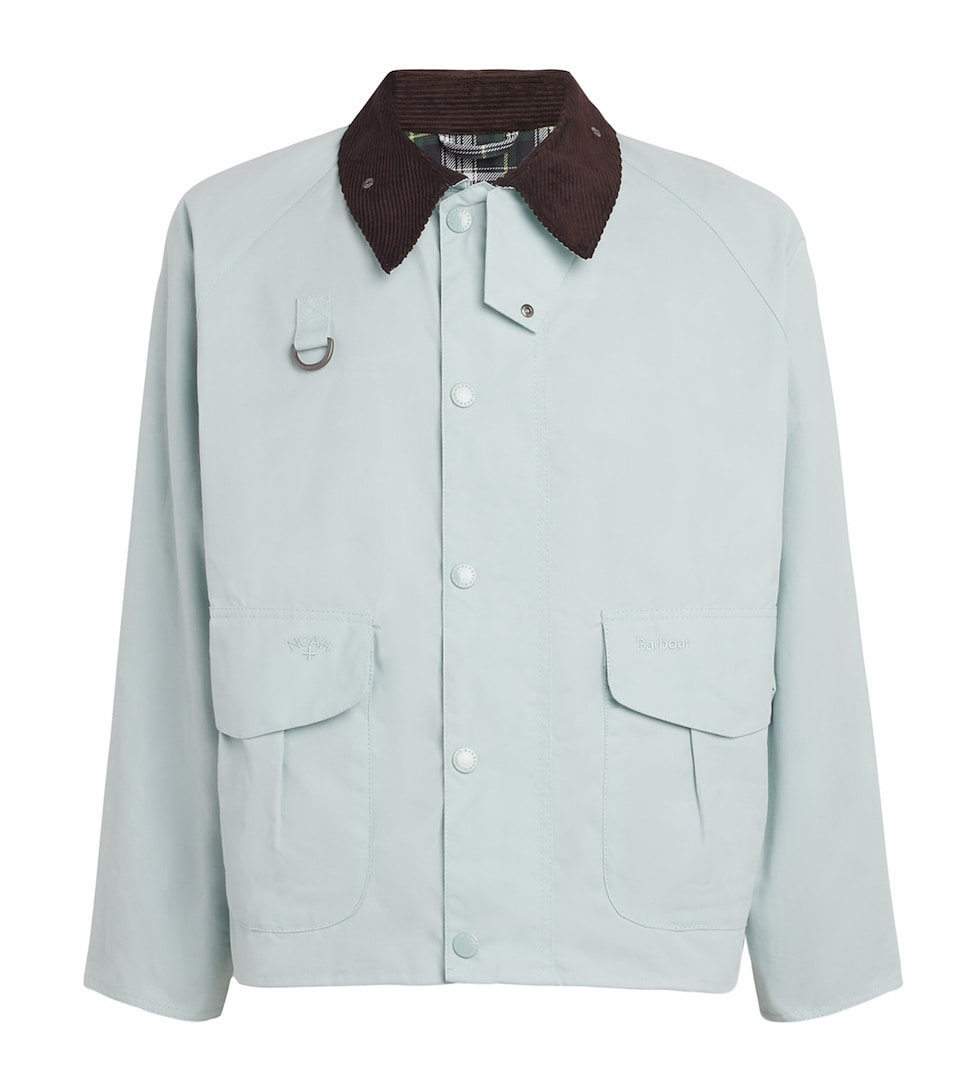 Barbour Mens x NOAH Wading Jacket Ice Blue