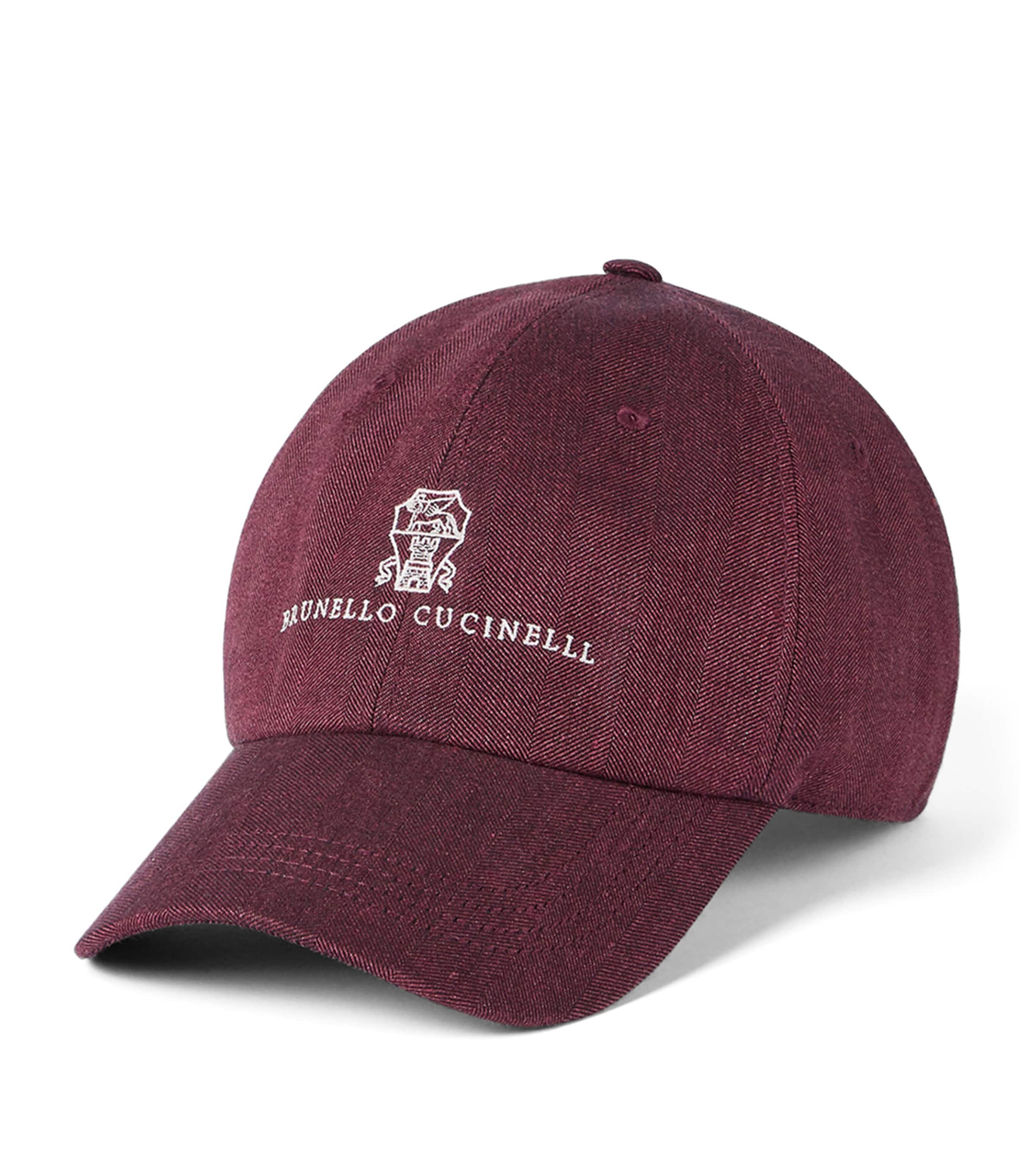 Linen-Wool Logo Baseball Cap