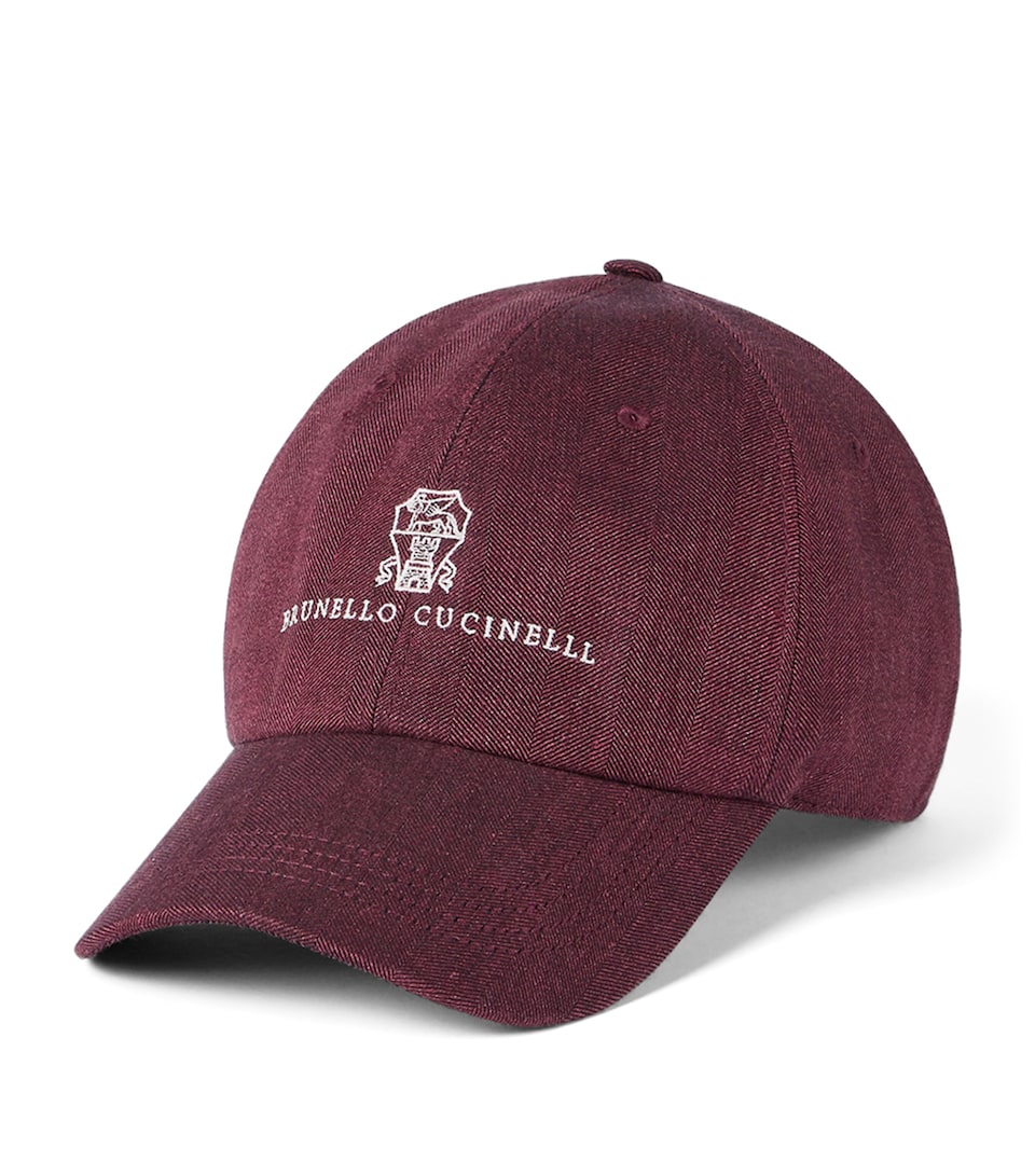 Linen-Wool Logo Baseball Cap