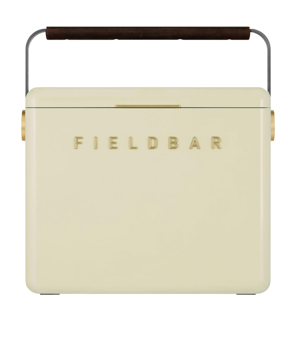 Fieldbar Gin Trunk Cooler Box Safari White