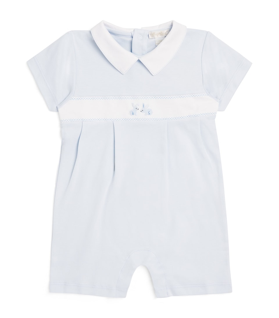 Pima Cotton Springtime Bunny Playsuit (9 Months)