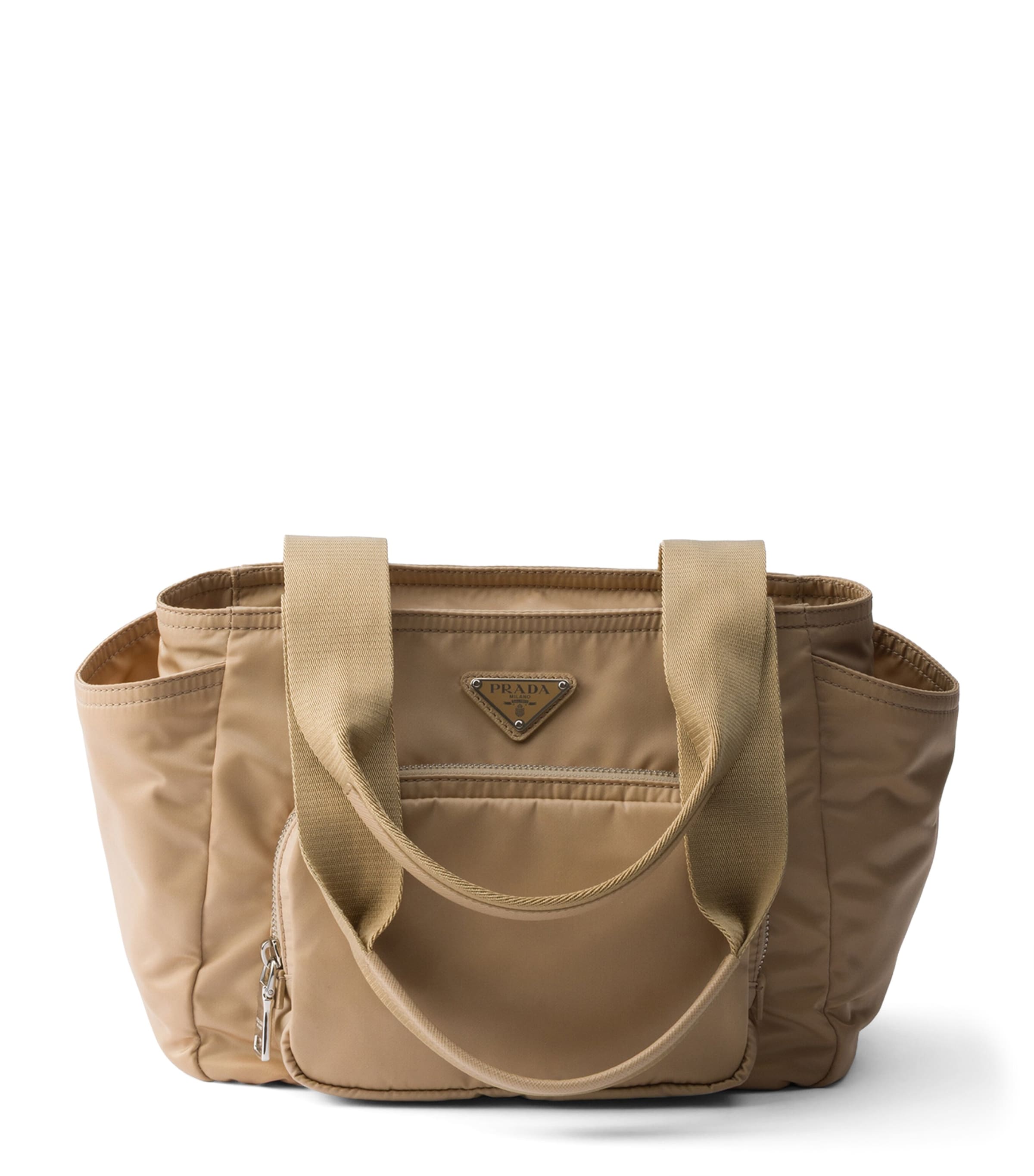 Prada Re-Nylon Tote Bag Brown
