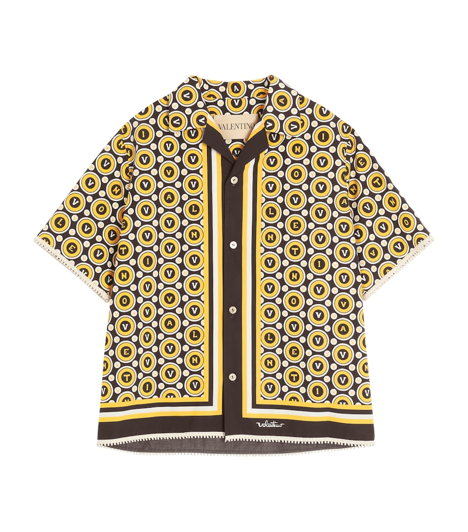 Cotton Bulles Royales Bowling Shirt