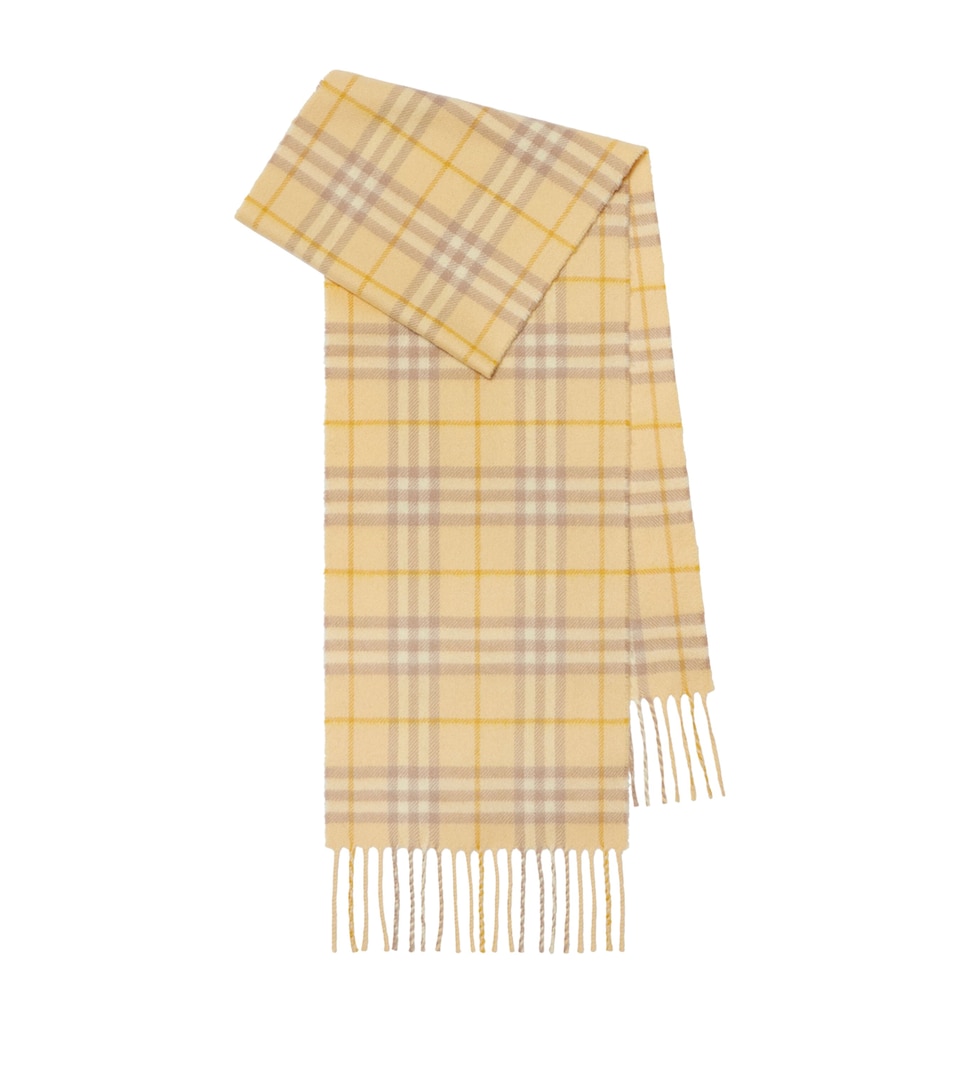 Cashmere Check Scarf