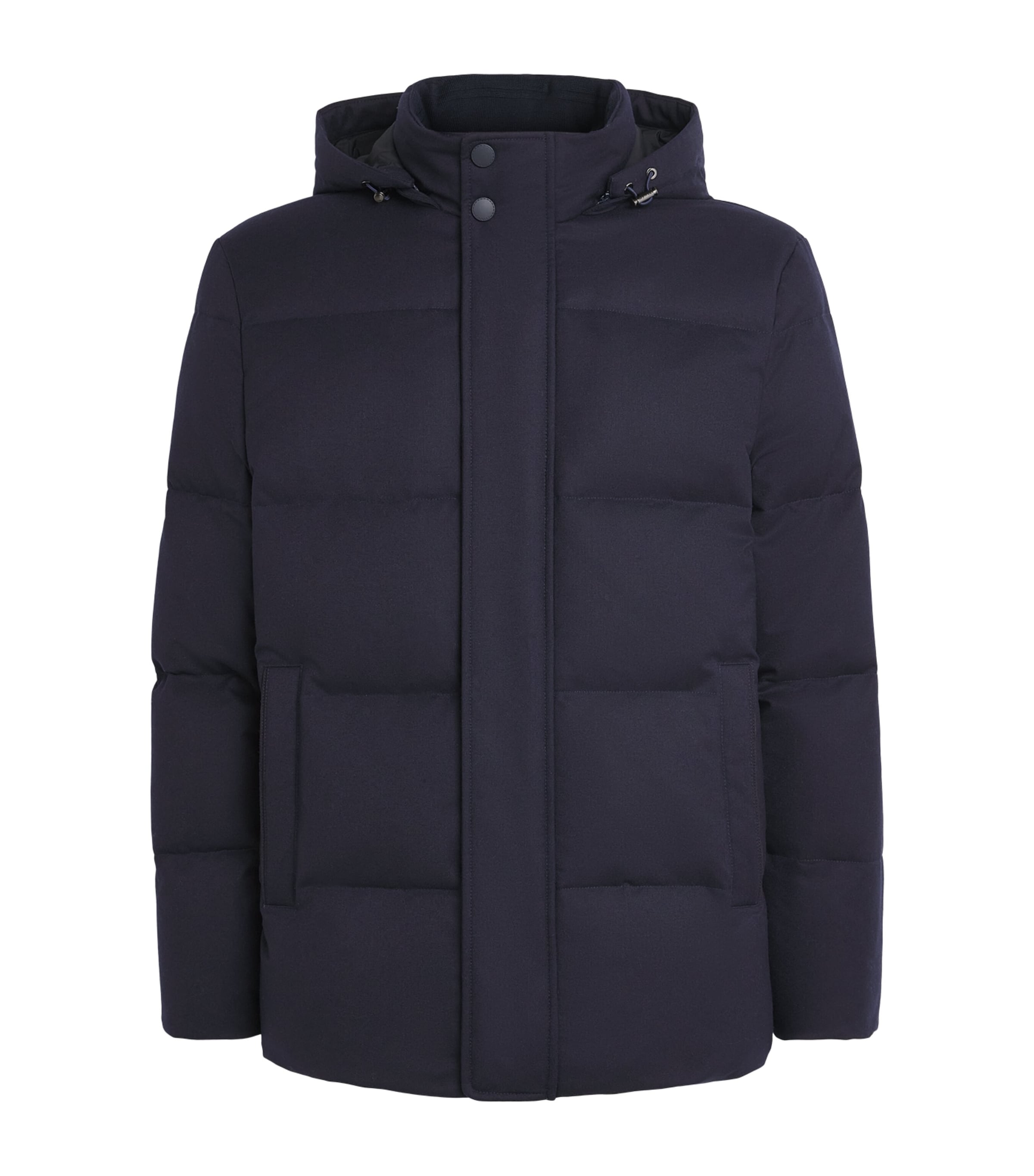 Canali Mens Wool Puffer Jacket