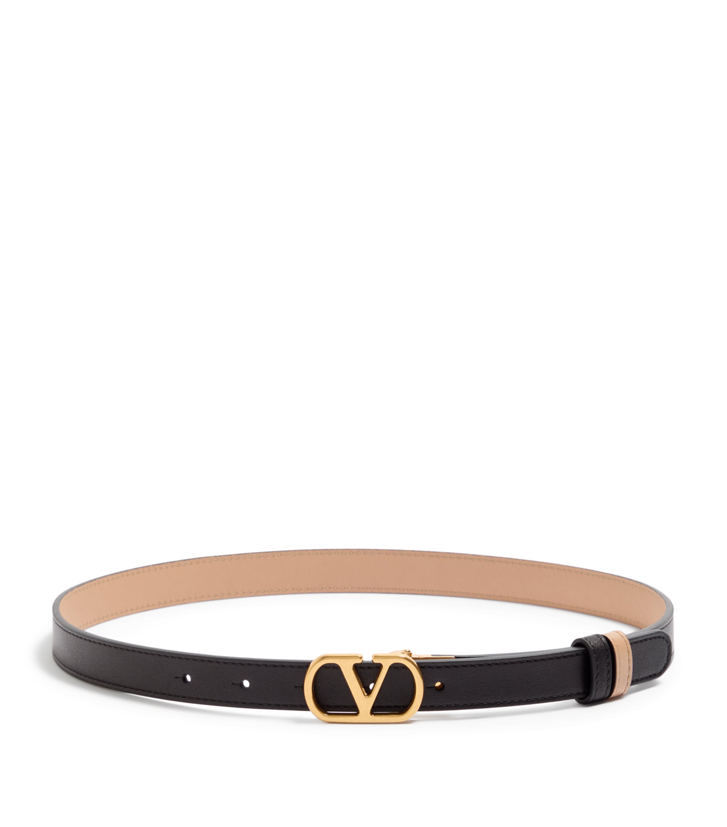 Leather Reversible VLogo Signature Belt