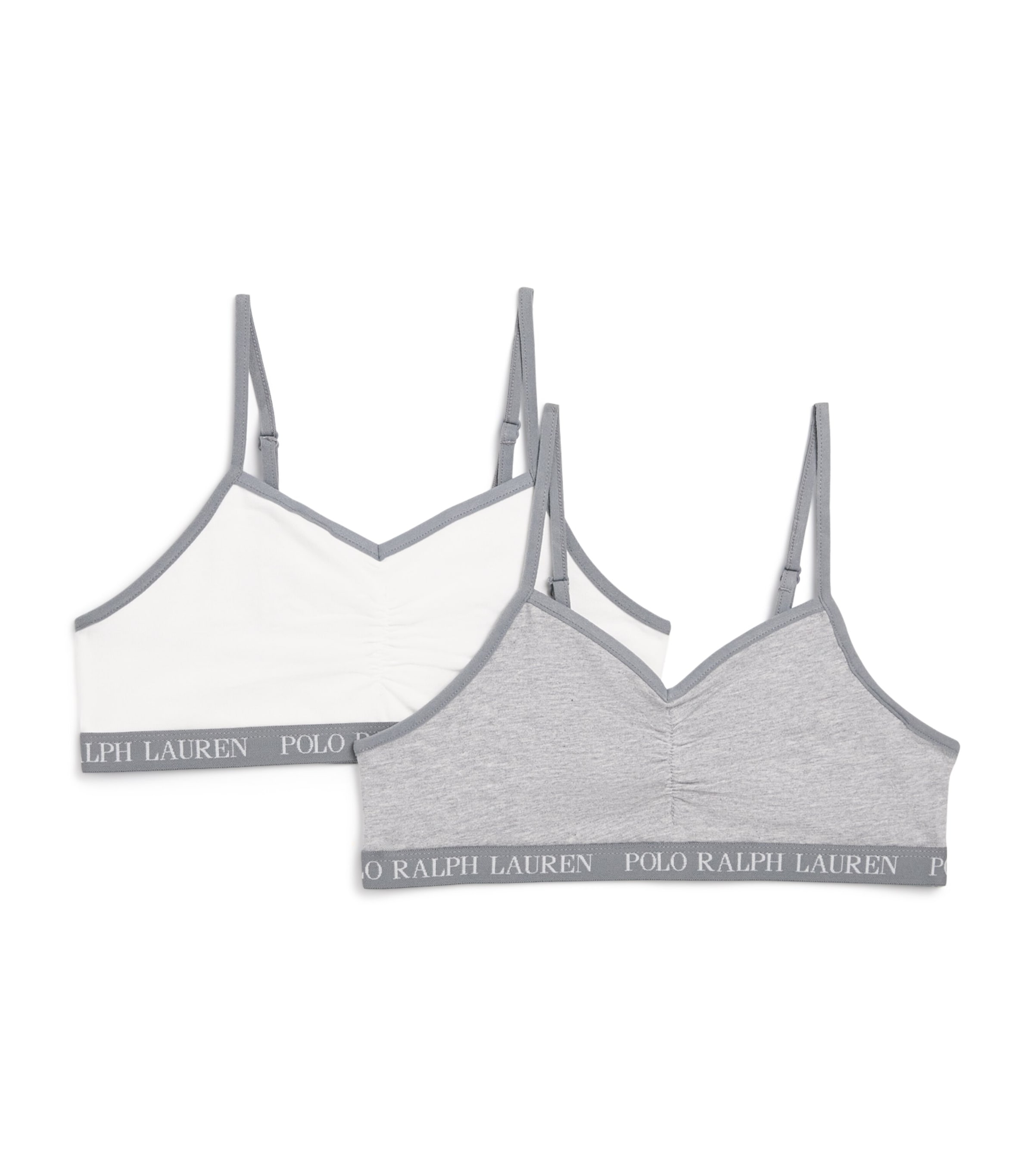 Pack of 2 Stretch-Cotton Bralettes (8-15 Years)