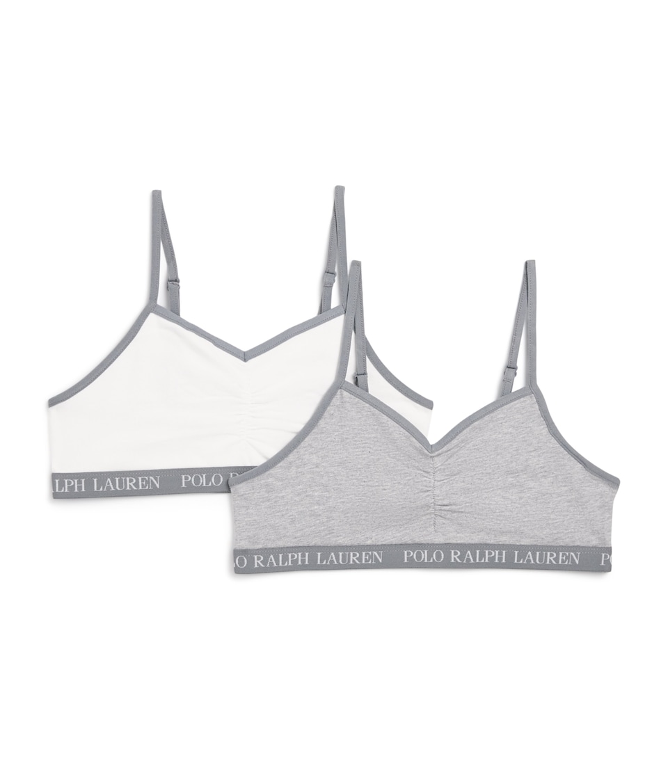 Pack of 2 Stretch-Cotton Bralettes (8-15 Years)