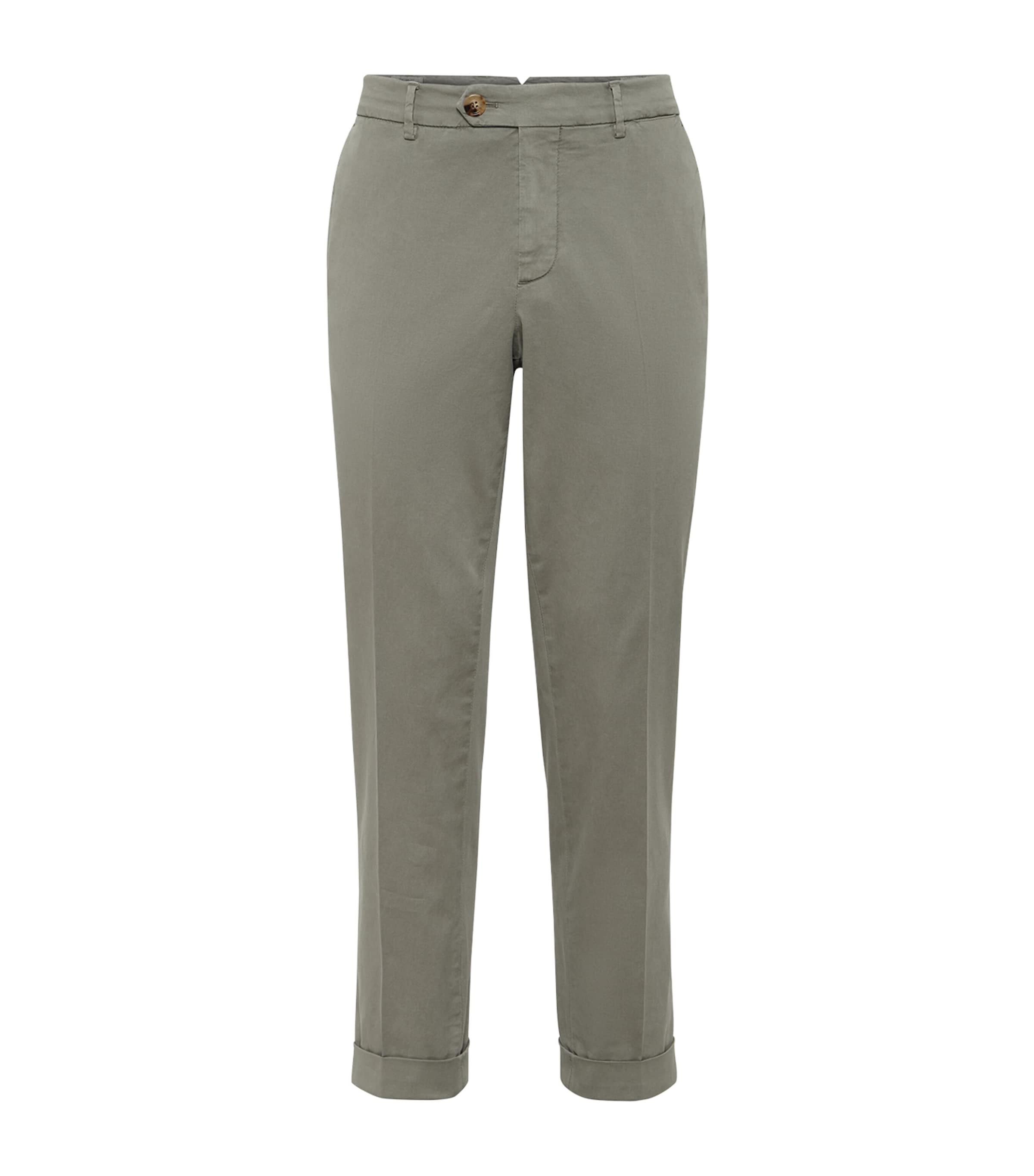 Pima Cotton Comfort Gabardine Italian Trousers