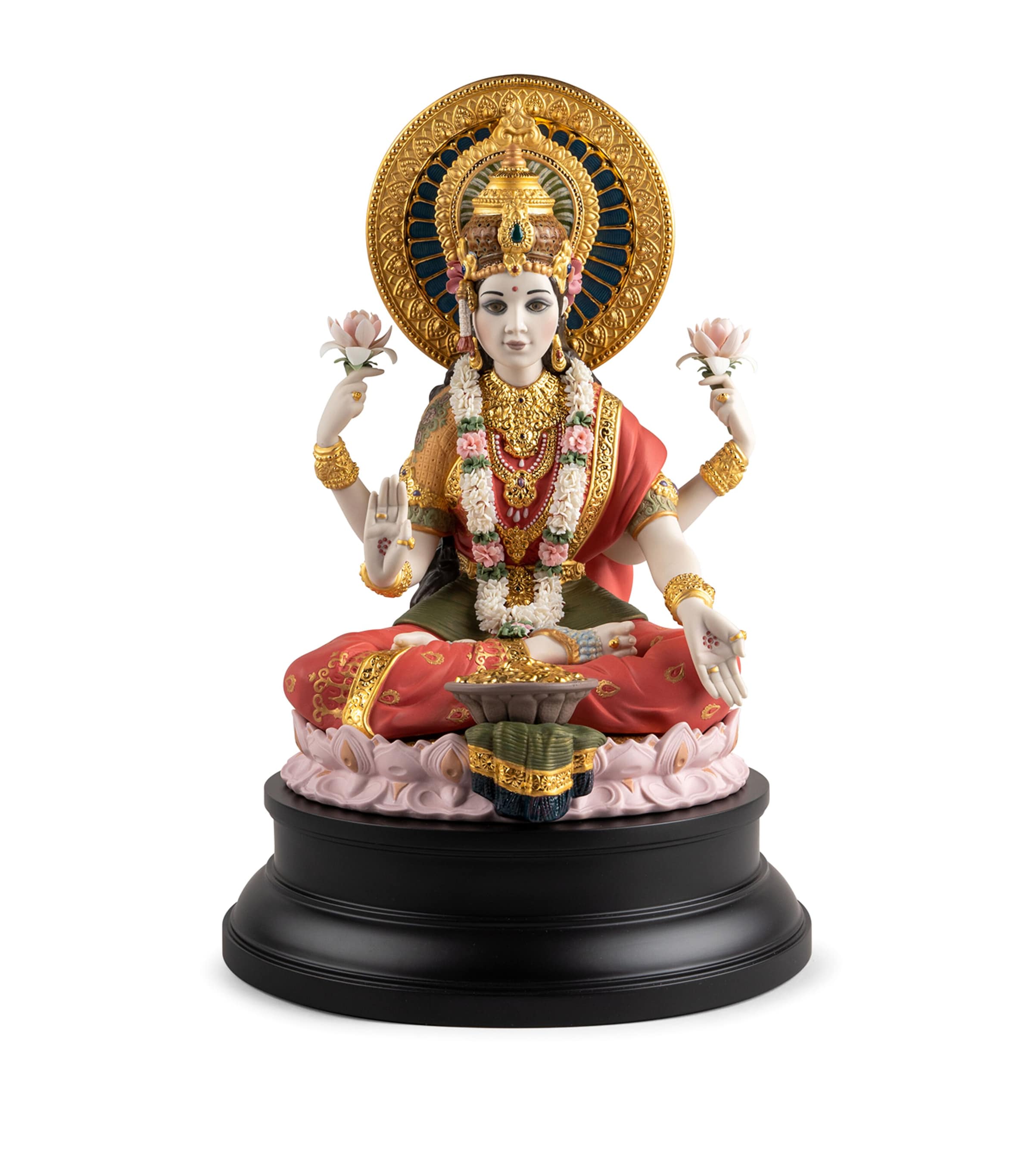 Lladró Goddess Lakshmi Figurine