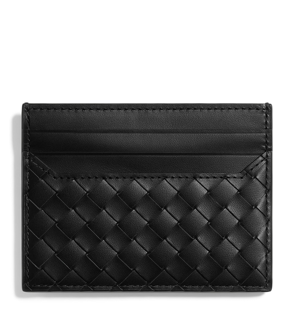 Bottega Veneta Leather Intrecciato Card Holder