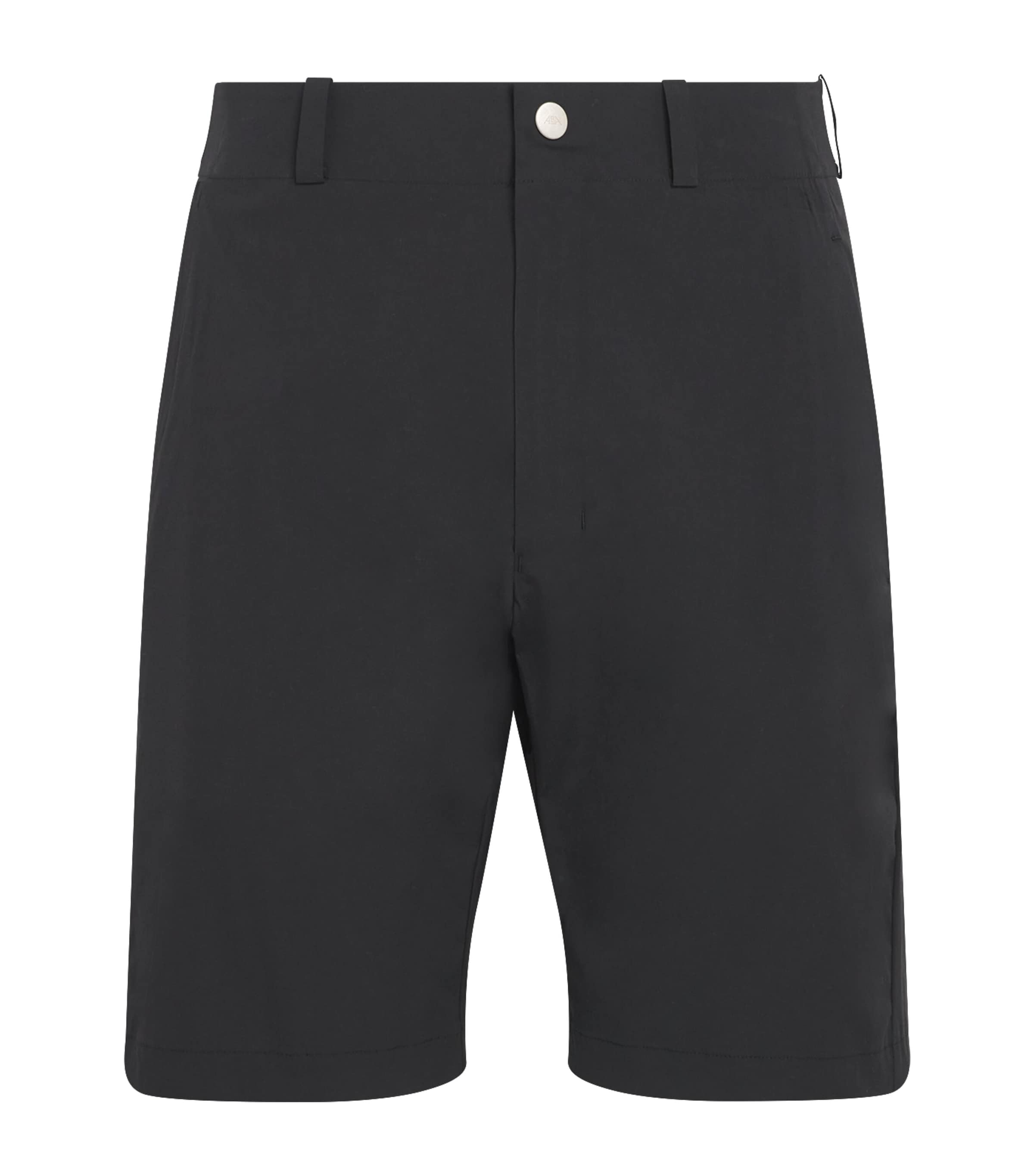 Alba Mens Cotton-Blend Techno Shorts Black