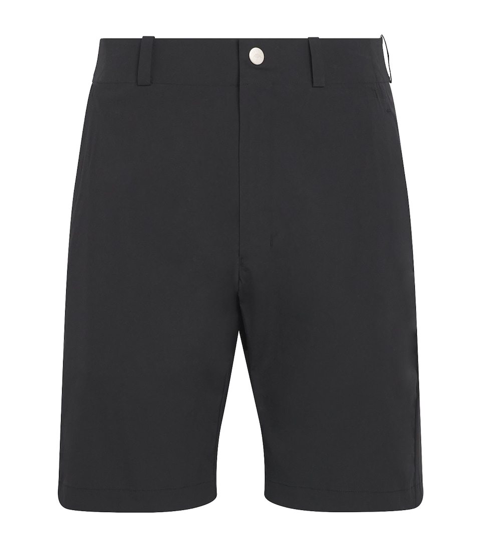 Alba Mens Cotton-Blend Techno Shorts Black