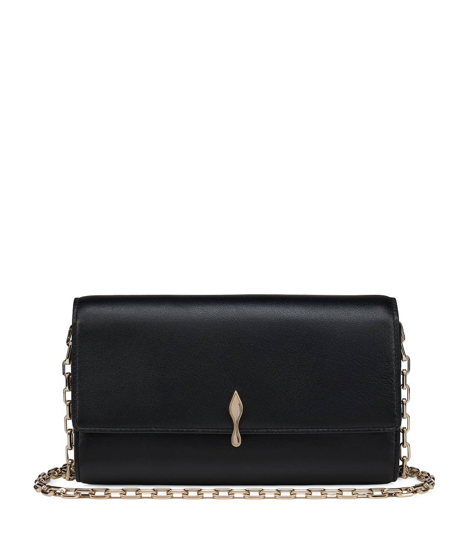 Bettina Nappa Leather Chain Wallet