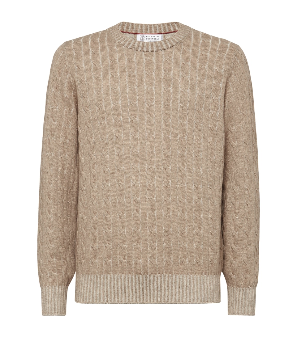 Cashmere Cable-Knit Sweater