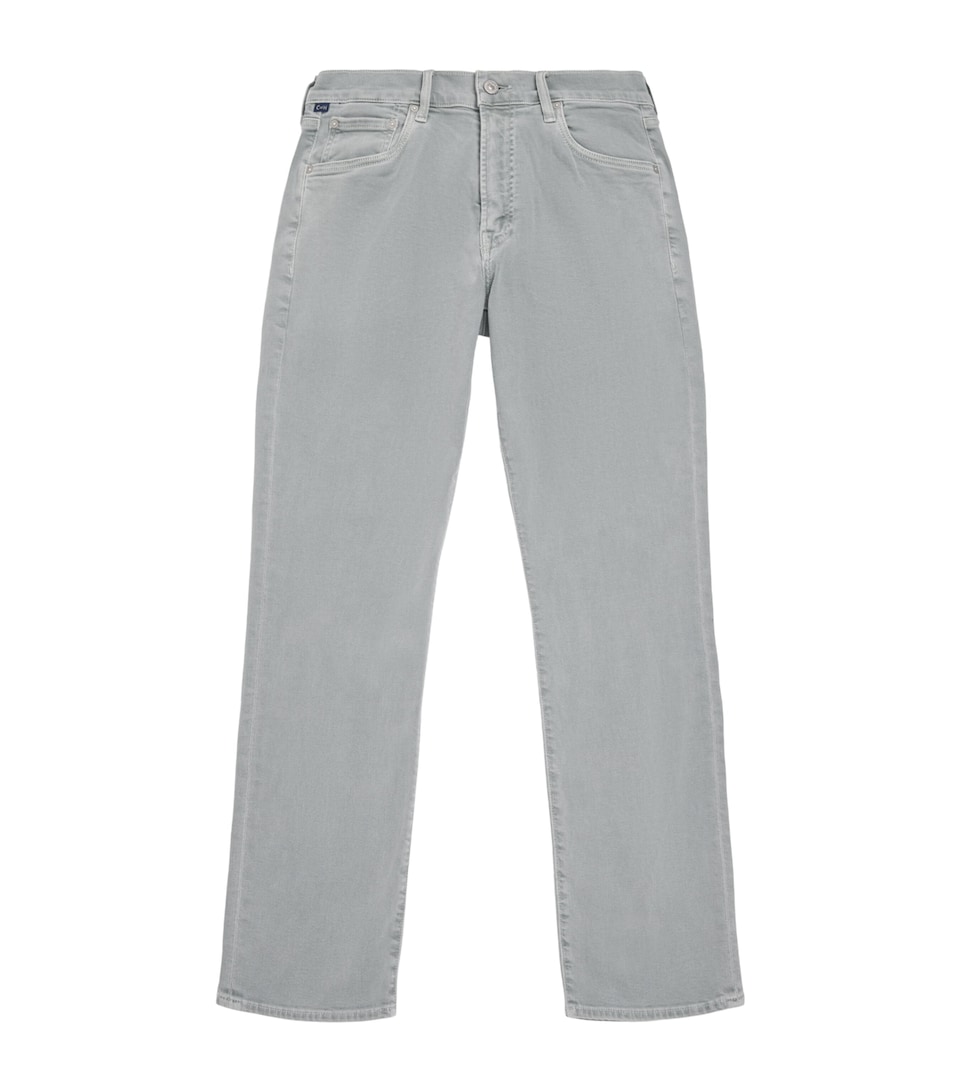Citizens of Humanity Mens Elijah Straight Perform Jeans Sea Grey