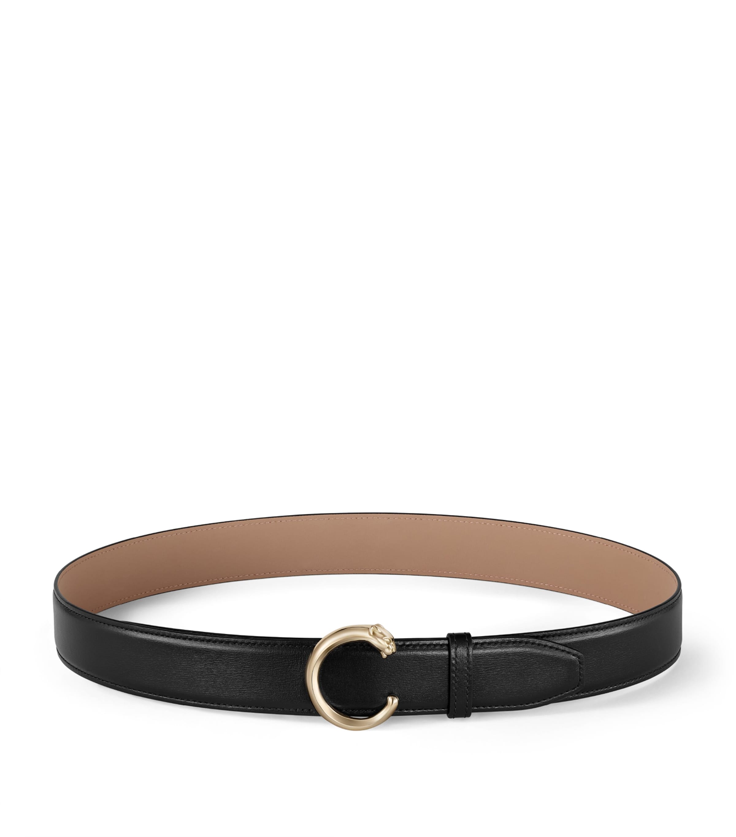 Leather Panthère de Cartier Belt (85cm)