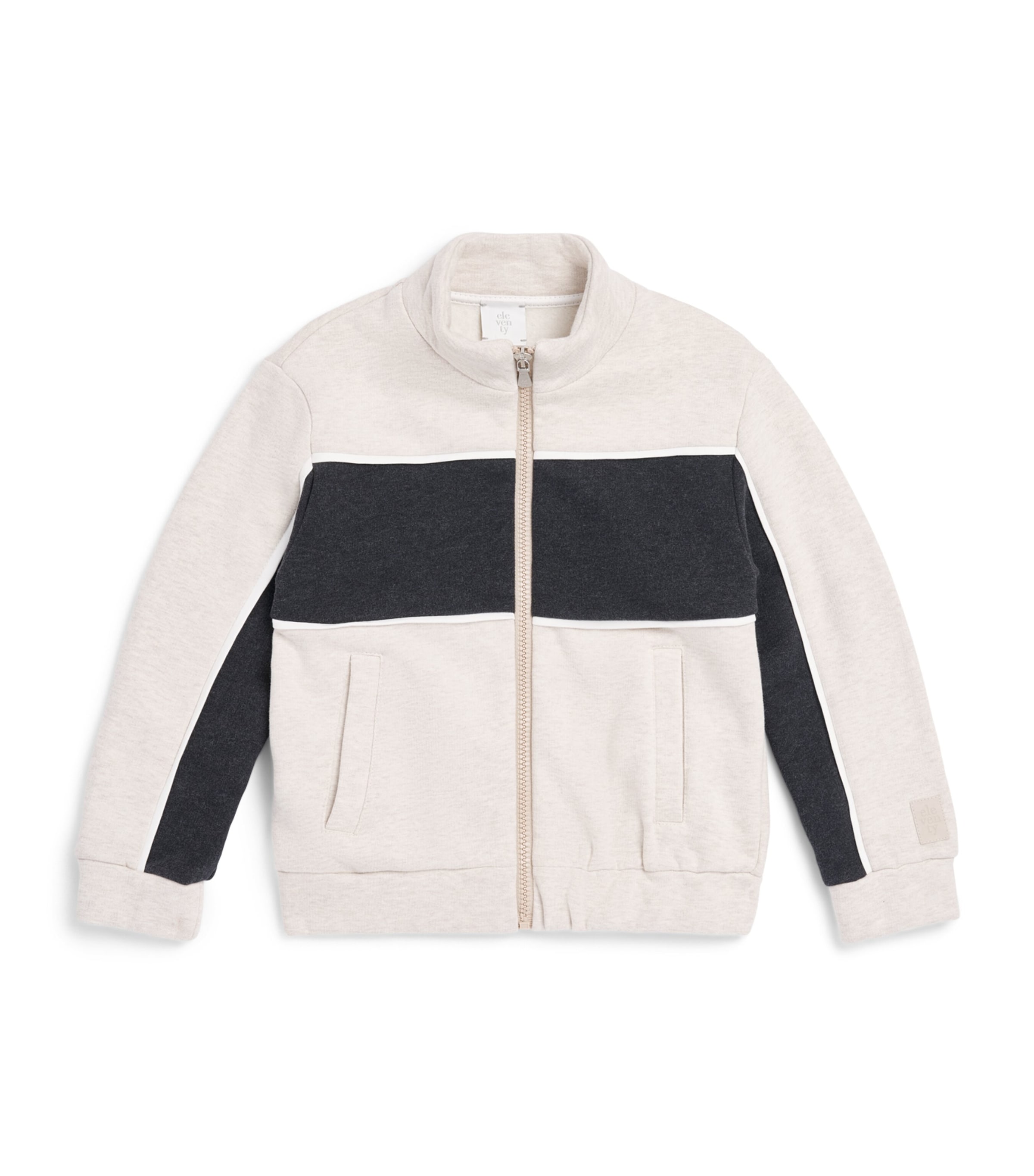 Eleventy Kids Cotton Colour-Block Sweatshirt (2-16 Years) Bei M Mel/antr
