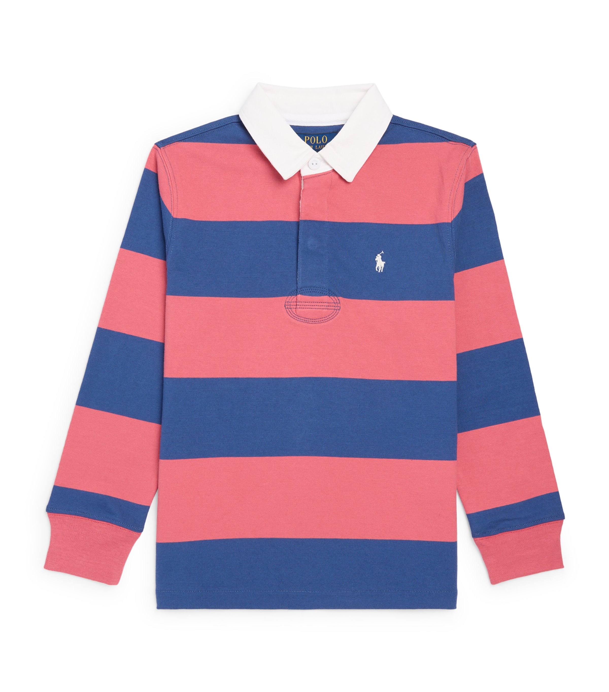 Ralph Lauren Kids Cotton Stripe Rugby Polo Shirt (6-14 Years) Adir Bry/ol