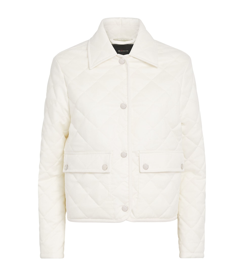 Cashmere Quilted Down Jacket