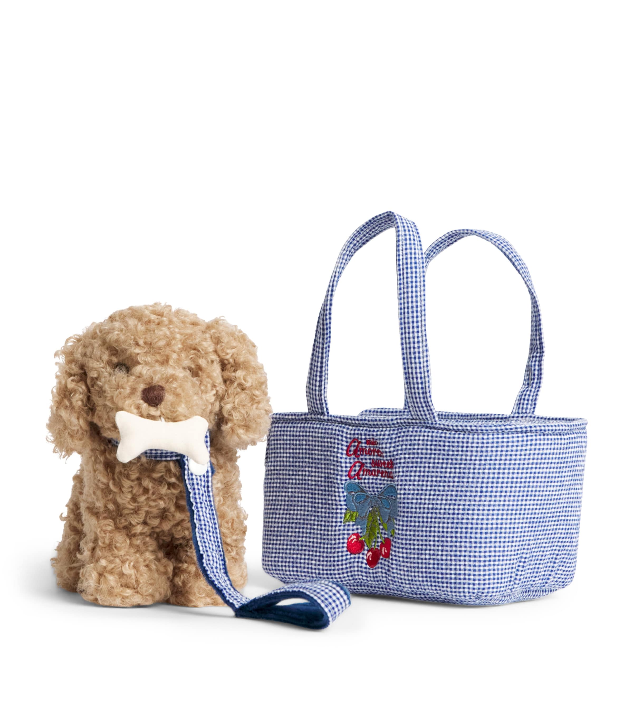 Lulu Puppy in Bag (17cm)