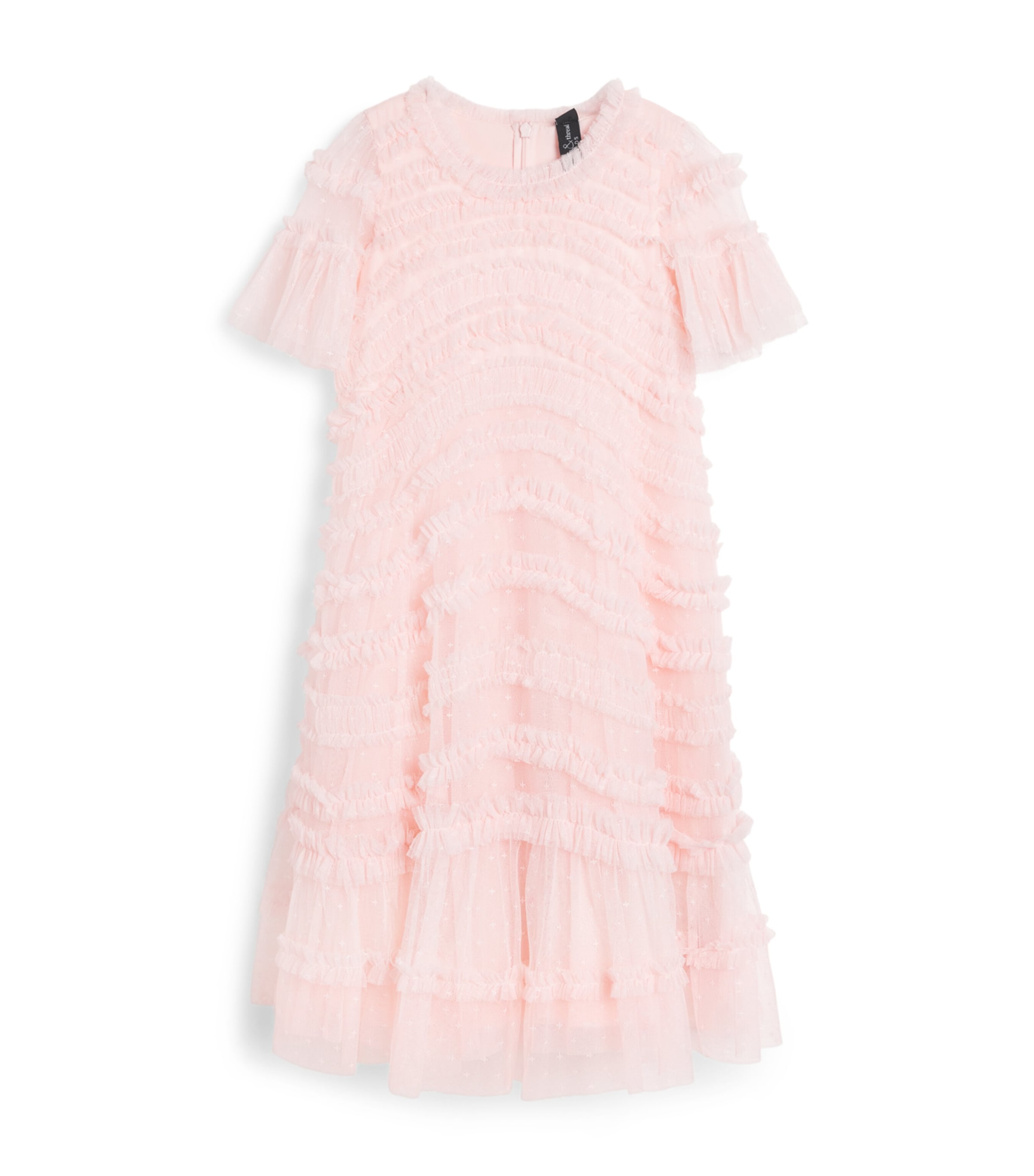 Needle & Thread Tulle Amara Ruffle Dress (8-12 Years) Sesseashell