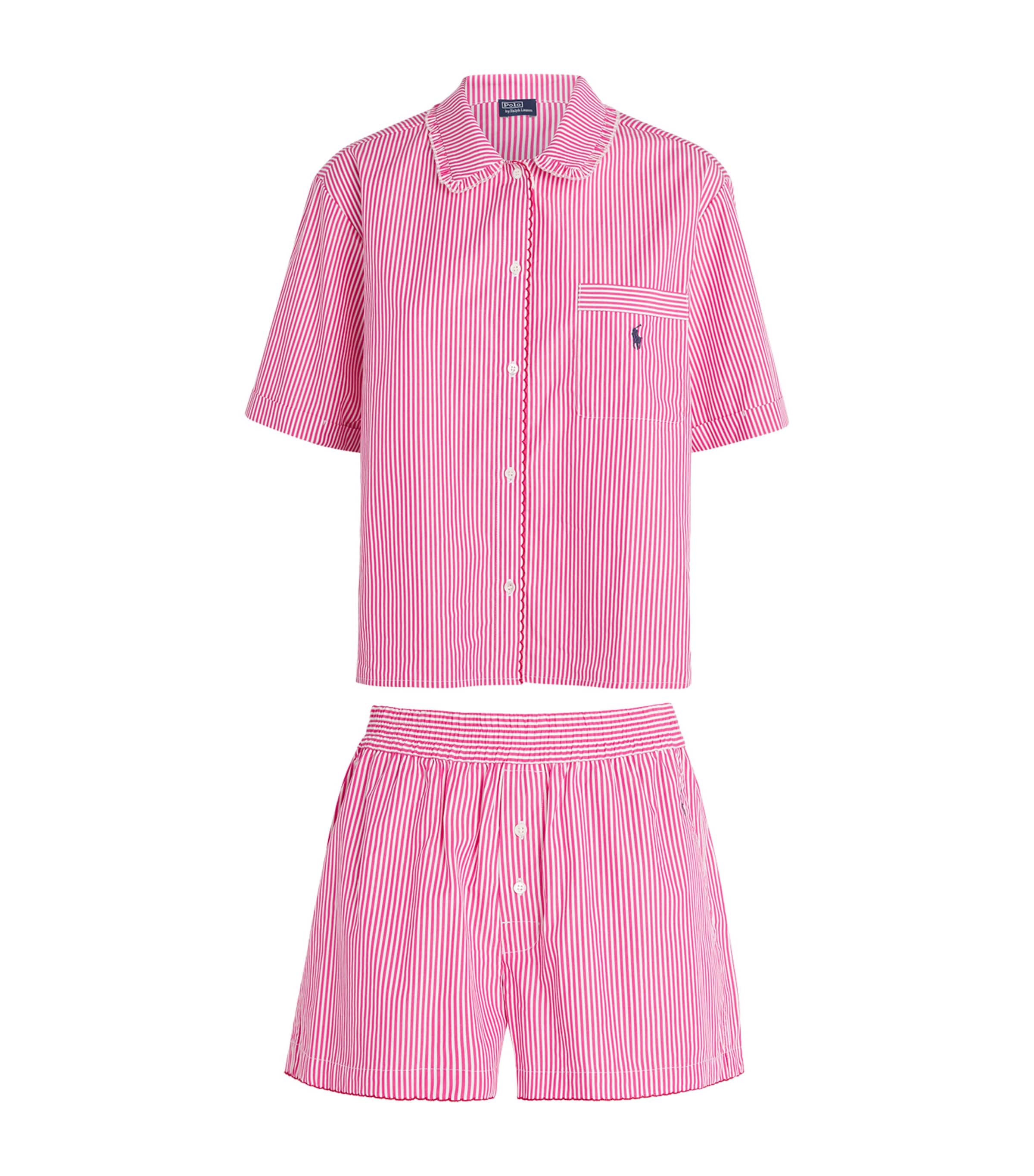Cotton Stripe Short Pyjama Set