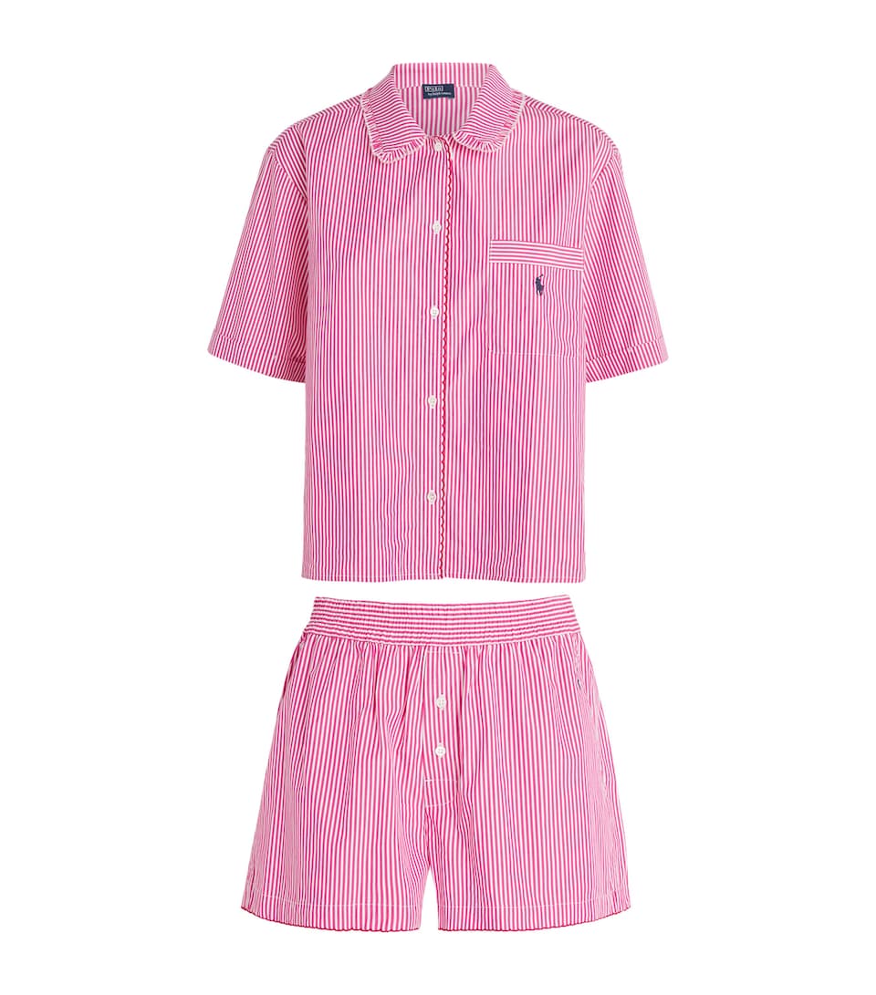 Cotton Stripe Short Pyjama Set